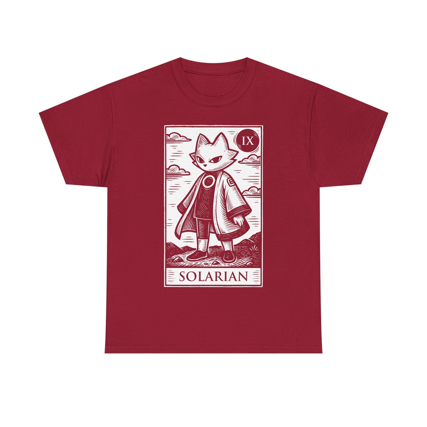 Gamer t-shirt inspired by Yi from Nine Sols indie video game in tarot card art style.
nine sols, 9 sols, nine sols t-shirt, nine sols yi t-shirt,yi, nine sols video game t-shirt, nine sols video game merch, nine sols yi solarian t-shirt, nine sols metroidvania video game t-shirt, solarian, yi tao alchemist nine sols tee, fangshi, gaming tarot card art t-shirt, nine sols metroidvania gamer t-shirt, indie game merch, nine sols metroidvania video game merchandising, video games merch, linocut art