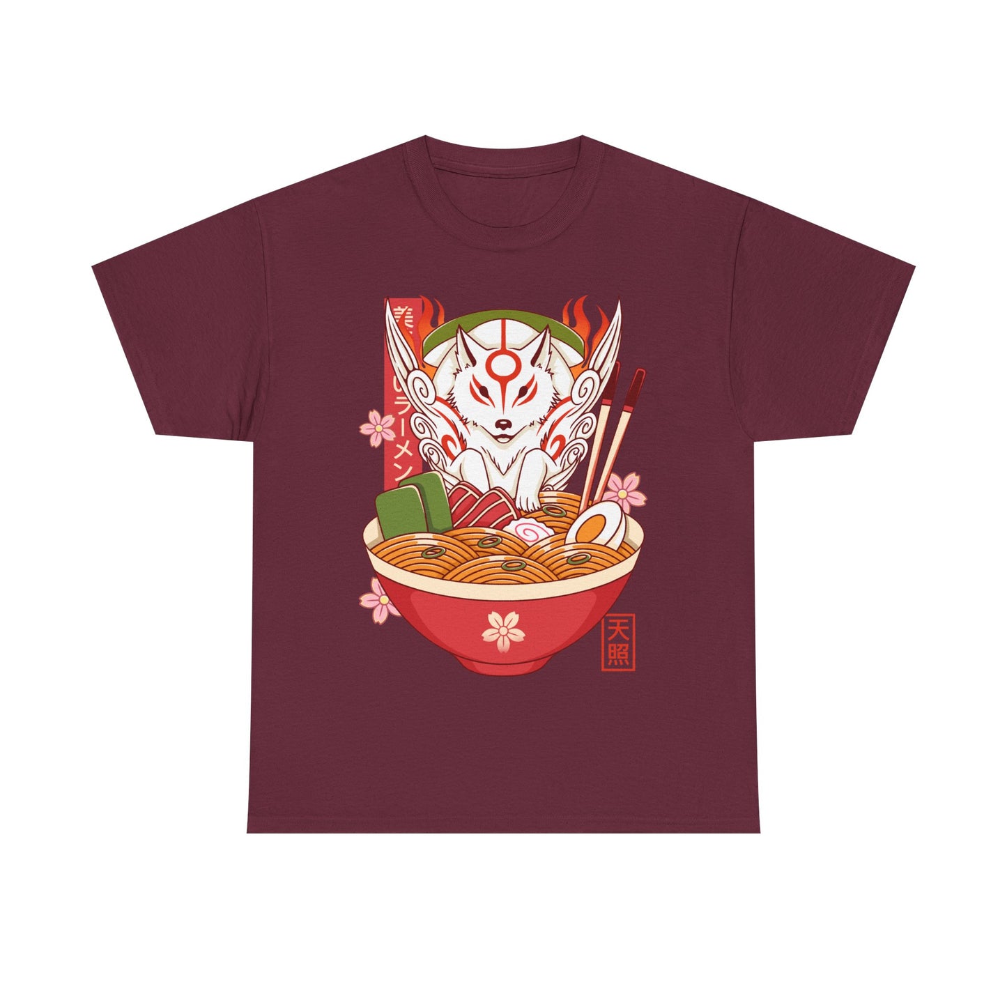 Gamer T-shirt design inspired by Amaterasu from Okami video game inside a noodles ramen bowl in japanese art style.
okami, okami sequel, amaterasu, okamiden, white wolf, ramen, ramen noodles, japan, kitsune, japanese art, gaming, video game, video games, okami amaterasu t-shirt, okami video game t-shirt, Ōkami video game t-shirt, Ōkami t-shirt, Ōkami amaterasu merch, okami amaterasu ramen t-shirt, Ōkami sequel t-shirt, Ōkami sequel video game t-shirt, Ōkami sequel amaterasu t-shirt, ramen tee