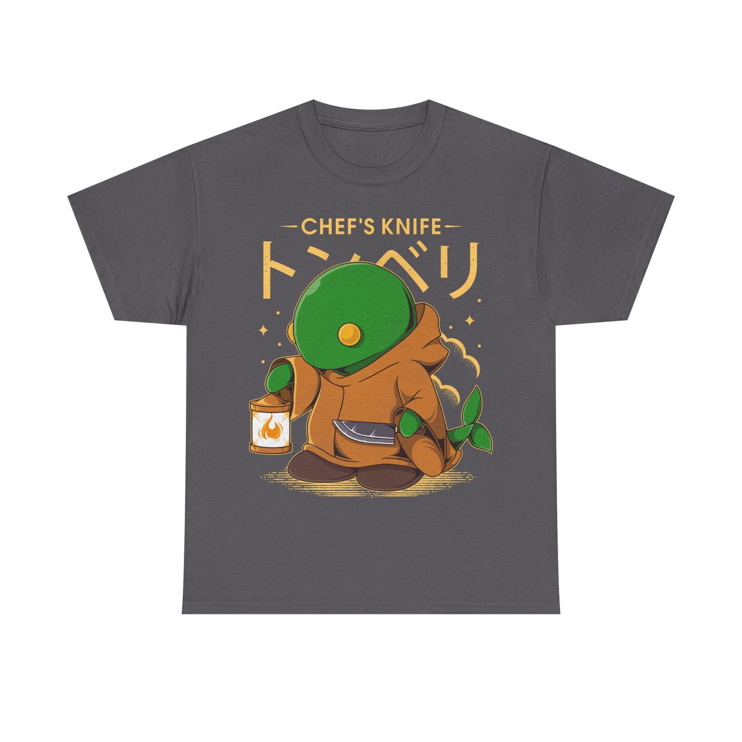 Gamer T-shirt inspired by Tonberry from Final Fantasy video games using Chef's Knife skill. Perfect shirt for Final Fantasy video games fans (Final Fantasy VII, Final Fantasy VII Rebirth, Final Final Fantasy XIV, FFXIV, FF14, FFVII, Final Fantasy VIII, Final Fantasy IX).
cloud strife t-shirt, aerith gainsborough t-shirt, final fantasy vii rebirth t-shirt, barret wallace t-shirt, red xiii, red xiii t-shirt, nanaki, nanaki t-shirt, final fantasy clothing, final fantasy tonberry t-shirt, final fantasy shirt