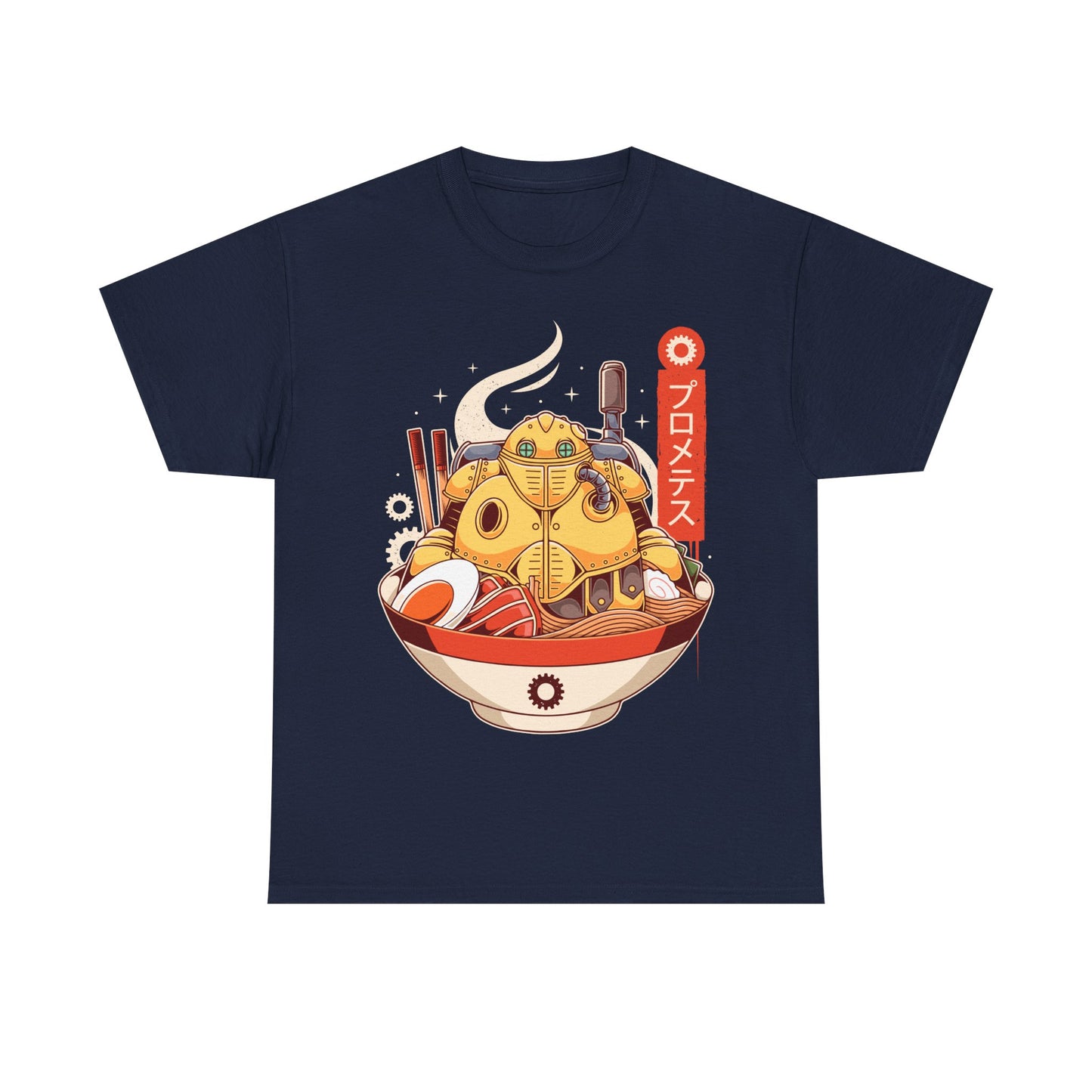 Gamer T-shirt inspired by Robo from Chrono Trigger video game inside a noodles ramen bowl in japanese art style.
chrono trigger, chrono trigger video game merch, chrono trigger merch, chrono trigger merchandising, chrono trigger robo t-shirt, chrono trigger robo ramen t-shirt, chrono trigger retrogaming tee, chrono trigger frog t-shirt, chrono trigger crono t-shirt, chrono trigger marle, chrono trigger lucca t-shirt, chrono cross t-shirt, dragon quest t-shirt, final fantasy shirt, chrono trigger robo tee
