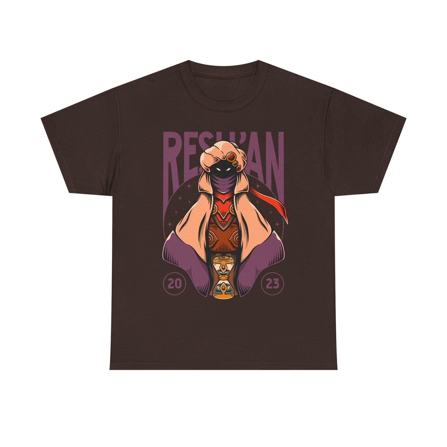 Gamer t-shirt inspired by Resh'an (The Archivist Alchemist) playable character on Sea of Stars pixel art turn based rpg video game.
sea of stars, 8 bit, garl warrior cook, zale, valere, gamer, gaming, indie game, pixel art, solstice warriors, video game, video games, resh'an, sea of stars t-shirt, sea of stars garl t-shirt, sea of stars zale t-shirt, sea of stars valere t-shirt, sea of stars artificer t-shirt, sea of stars throes of the watchmaker t-shirt, sea of stars sea seraï t-shirt