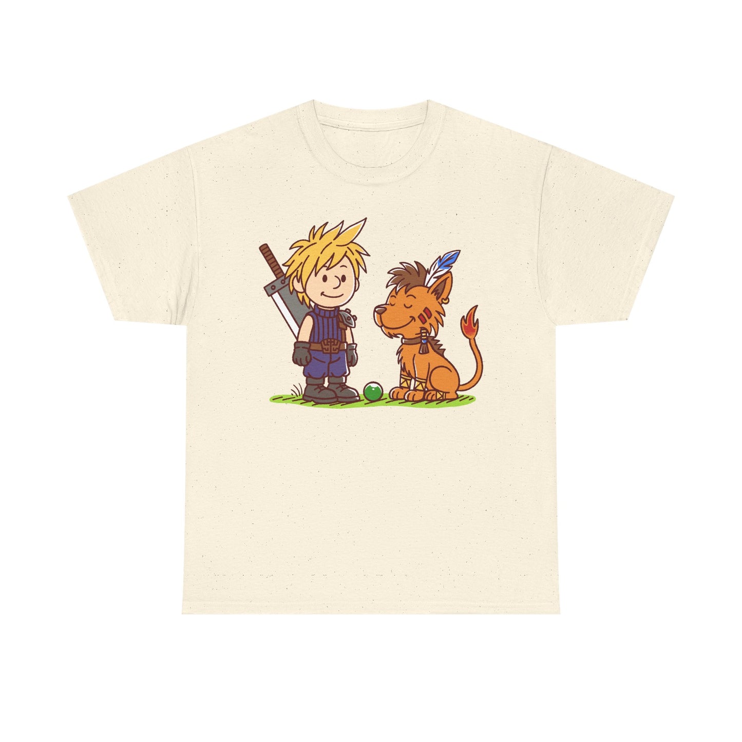 Gamer t-shirt design inspired by Cloud Strife & Red XIII (Nanaki) from Final Fantasy VII (FFVII - FF7) rpg video game.
final fantasy t-shirt, final fantasy vii cloud strife t-shirt, final fantasy 7 cloud red xiii t-shirt, ffvii cloud strife t-shirt, ffvii nanaki t-shirt, final fantasy vii red xiii t-shirt, final fantasy chocobo t-shirt , final fantasy vii tifa lockhart t-shirt, ffvii barret wallace t-shirt, final fantasy vii rebirth merch, final fantasy vii rebirth cloud t-shirt, ffvii merch