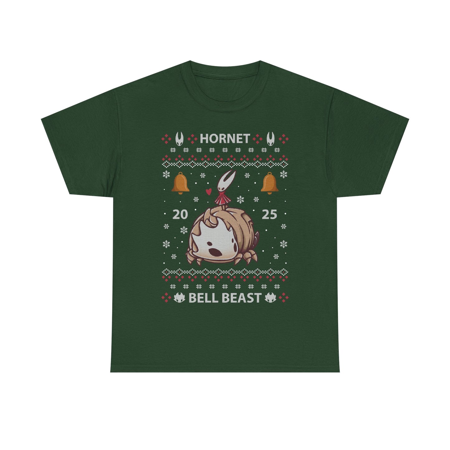 Gamer t-shirt inspired by Hornet and Bell Beast characters from Hollow Knight Silksong metroidvania indie game in ugly christmas sweater art style.
bell beast, gamer t-shirt, gaming, hollow knight, hollowknight, hornet, indie game, metroidvania, sherma, silksong, the knight, video games, videogames, xmas, ugly christmas sweater, hollow knight christmas sweater, hornet hollow knight xmas, xmas gaming gift, christmas gamer gift, ugly christmas sweater, hollow knight christmas ugly sweater tee