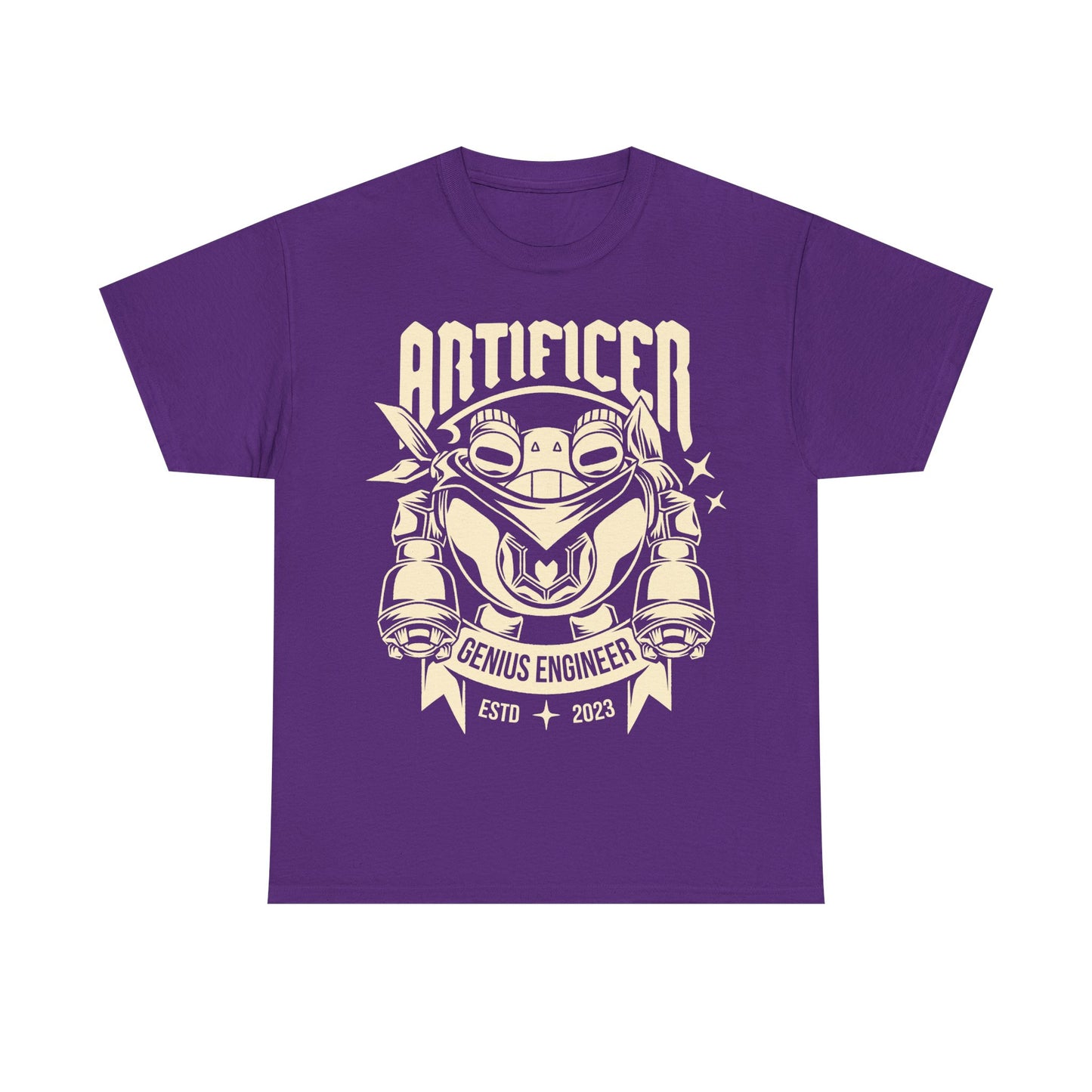 Gamer t-shirt inspired by Artificer (Genius Engineer) playable character on Sea of Stars Throes of the Watchmaker pixel art turn based rpg video game.
sea of stars, 8 bit, garl warrior cook, zale, valere, gamer, gaming, indie game, pixel art, solstice warriors, video game, video games, resh'an, sea of stars t-shirt, sea of stars garl t-shirt, sea of stars zale t-shirt, sea of stars valere t-shirt, sea of stars artificer t-shirt, sea of stars throes of the watchmaker t-shirt, sea of stars sea seraï t-shirt