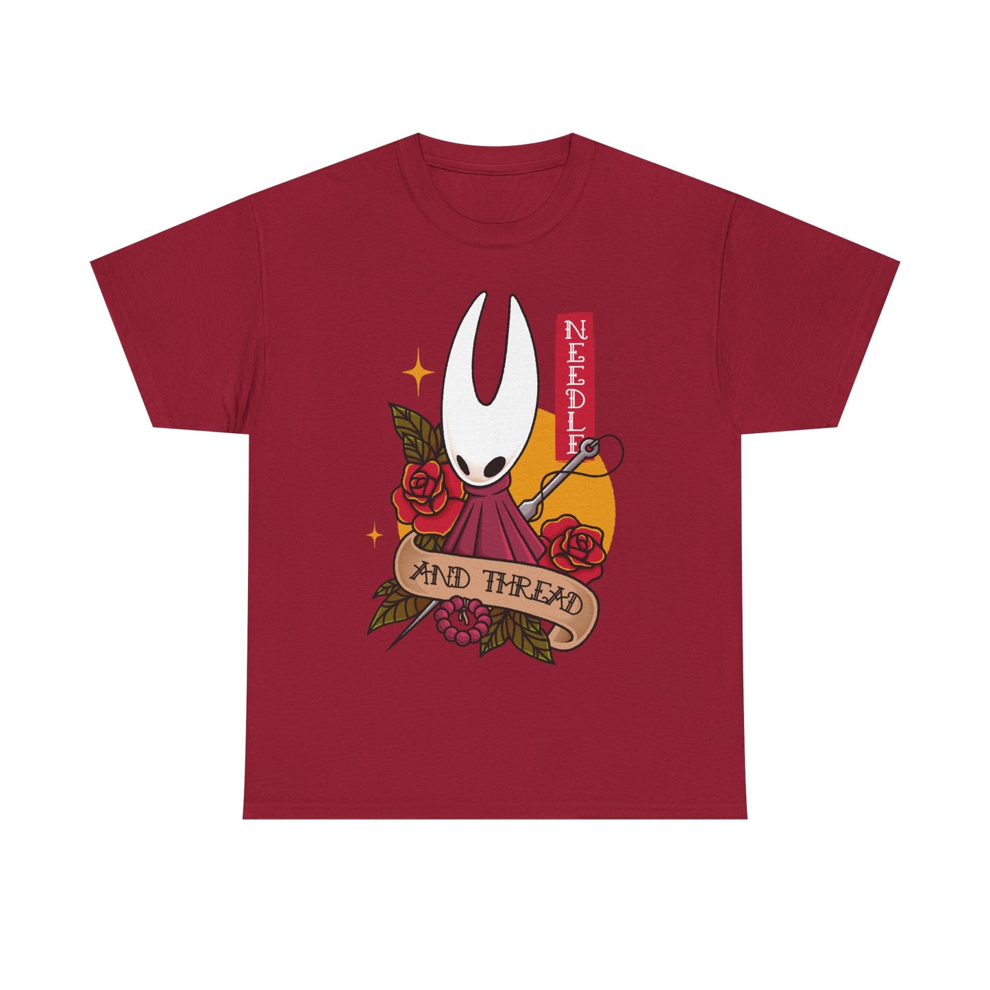 Gamer t-shirt inspired by Hornet from Hollow Knight Silksong metroidvania video game in tattoo art style.
hollow knight, hollow knight silksong, hollow knight silksong hornet t-shirt, hollow knight silksong merch, hollow knight silksong t-shirt, hollow knight silksong hornet tee, hollow knight hornet and lace t-shirt, hollow knight silksong indie game merch, hollow knight silksong hornet shirt, hollow knight tattoo art t-shirt, hollow knight silksong hornet tattoo t-shirt, hollow knight tattoo