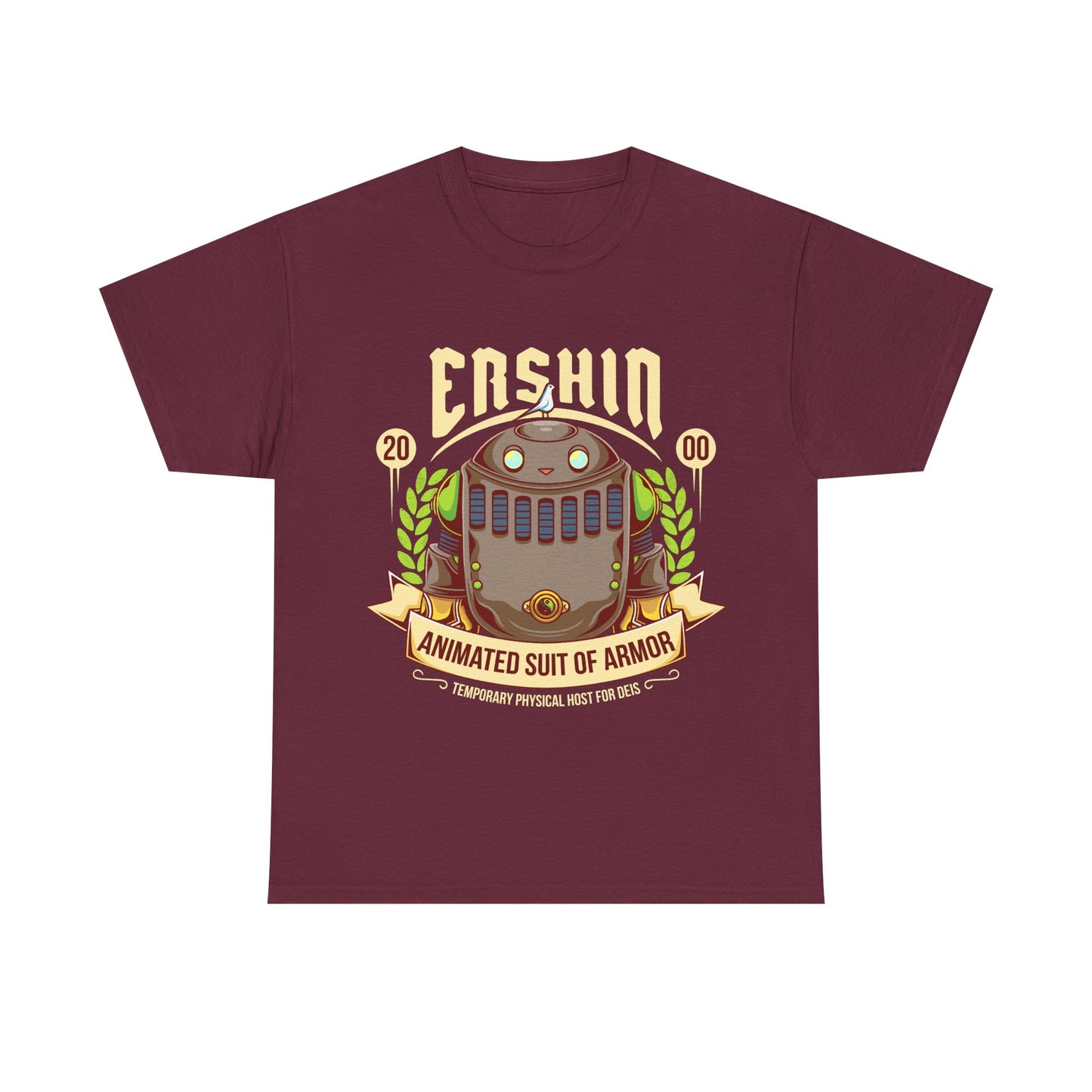Gamer t-shirt design inspired by Ershin from Breath of Fire IV (Breath of Fire 4 - BOF4) role-playing video game.
breath of fire, breath of fire iv, breath of fire ii, ershin, breath of fire series, breath of fire iii, role-playing game, video games, gaming, retrogaming, breath of fire iv t-shirt, breath of fire iv ershing t-shirt, breath of fire iv merch, breath of fire series merch, breath of fire iv ryu t-shirt, breath of fire iv nina t-shirt, breath of fire iii t-shirt, BOF4 t-shirt