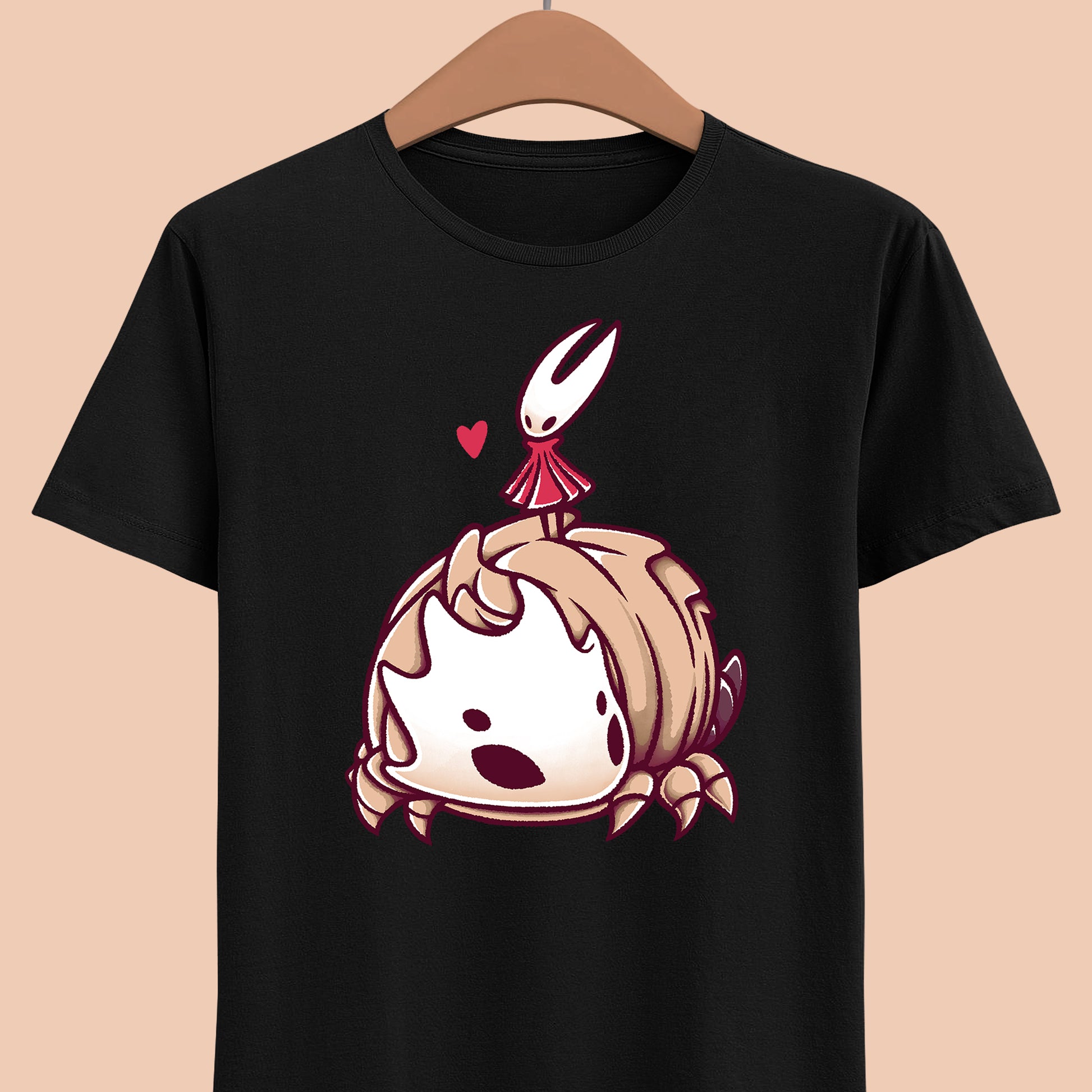 Gamer t-shirt inspired by Hornet and Bell Beast characters from Hollow Knight Silksong metroidvania indie game in cute watercolor art style.
hollow knight, hollow knight silksong, hollow knight silksong hornet t-shirt, hollow knight silksong merch, hollow knight silksong t-shirt, hollow knight silksong hornet tee, hollow knight hornet and lace t-shirt, hollow knight silksong merch, hollow knight silksong hornet shirt, hollow knight silksong bell beast t-shirt, hollow knight silksong bell beast
