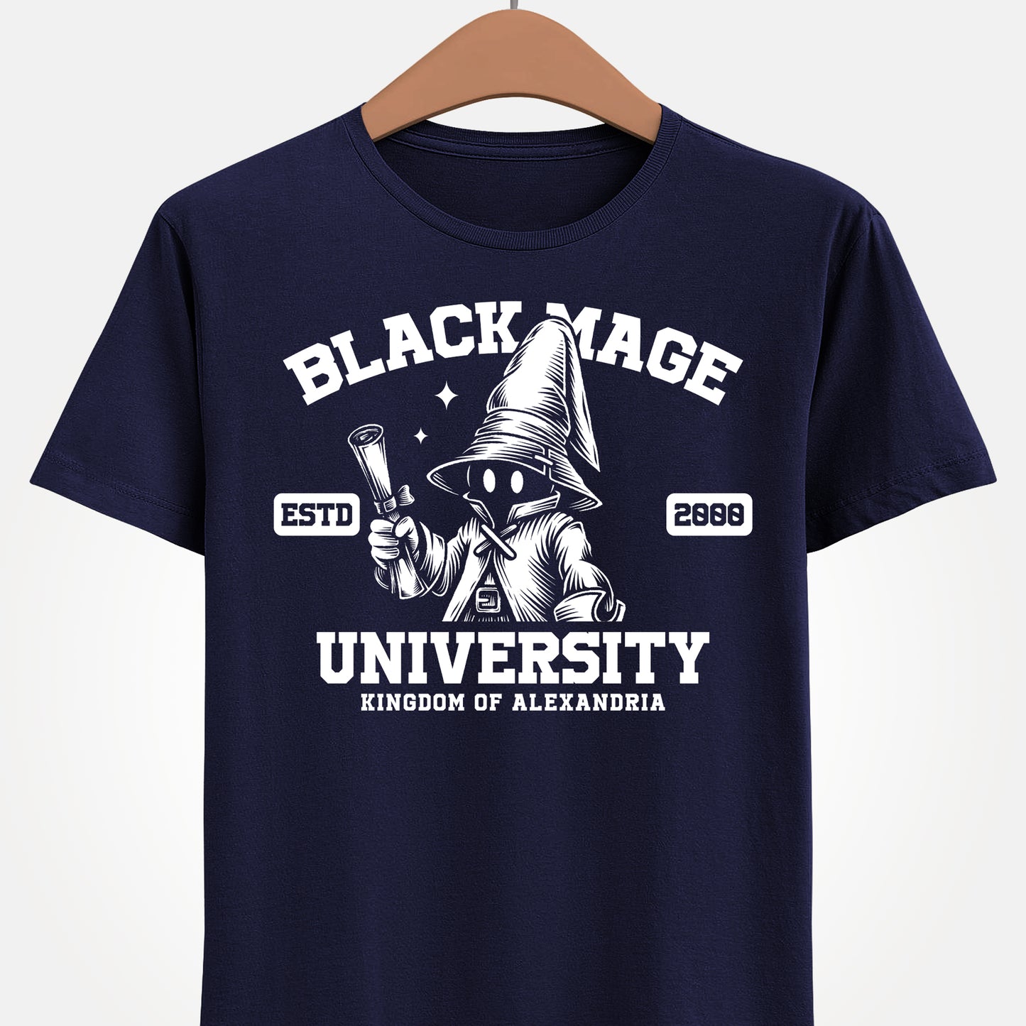 Gamer t-shirt design inspired by Vivi Ornitier black mage from Final Fantasy IX - FFIX.
final fantasy ix vivi ornitier t-shirt, final fantasy ix merch, final fantasy ix black mage t-shirt, final fantasy 9 vivi ornitier t-shirt, final fantasy 9 black mage t-shirt, ffix vivi ornitier t-shirt, ffix black mage university t-shirt, final fantasy university t-shirt, final fantasy back to school t-shirt, final fantasy ix university merch, final fantasy academy t-shirt, final fantasy college t-shirt