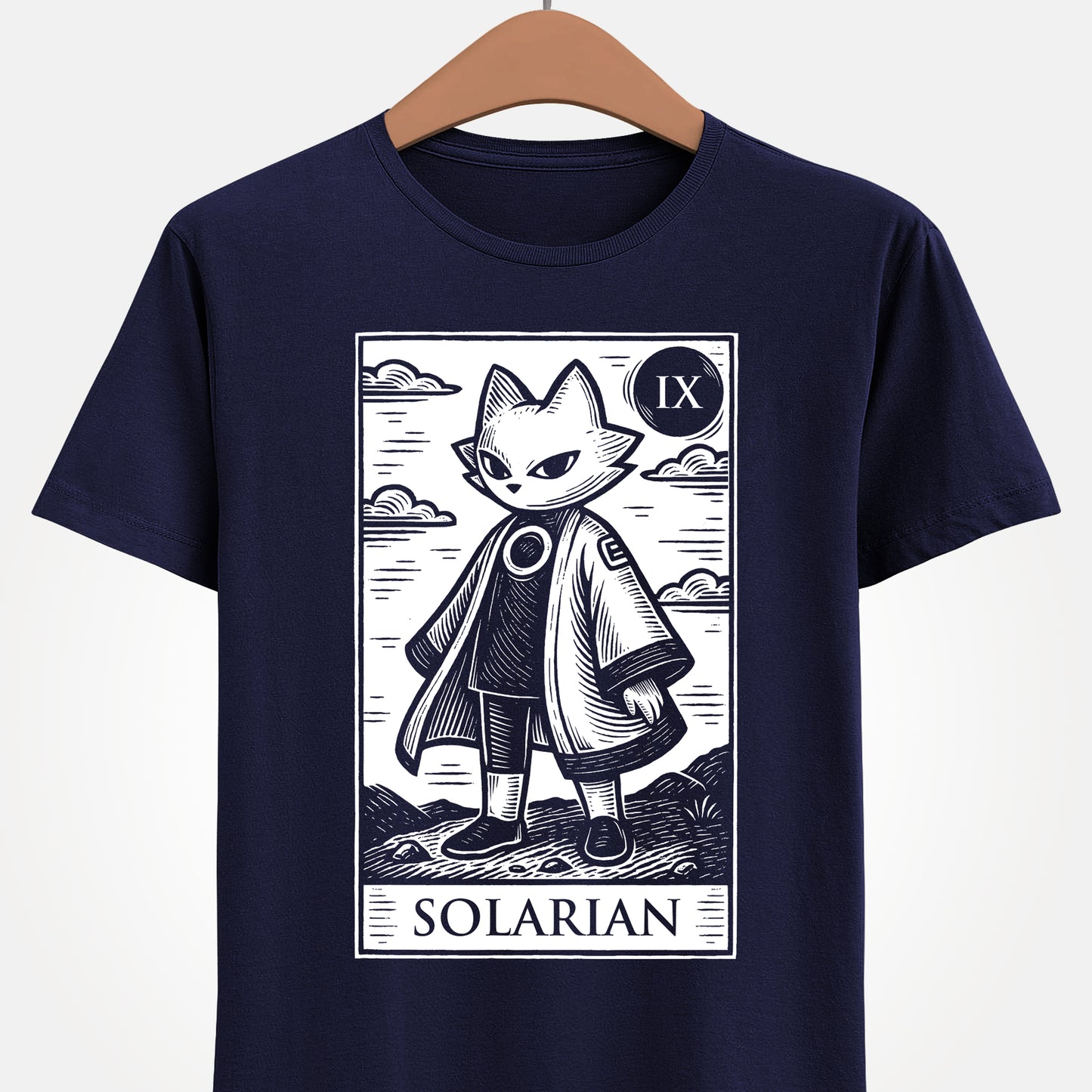 Gamer t-shirt inspired by Yi from Nine Sols indie video game in tarot card art style.
nine sols, 9 sols, nine sols t-shirt, nine sols yi t-shirt,yi, nine sols video game t-shirt, nine sols video game merch, nine sols yi solarian t-shirt, nine sols metroidvania video game t-shirt, solarian, yi tao alchemist nine sols tee, fangshi, gaming tarot card art t-shirt, nine sols metroidvania gamer t-shirt, indie game merch, nine sols metroidvania video game merchandising, video games merch, linocut art