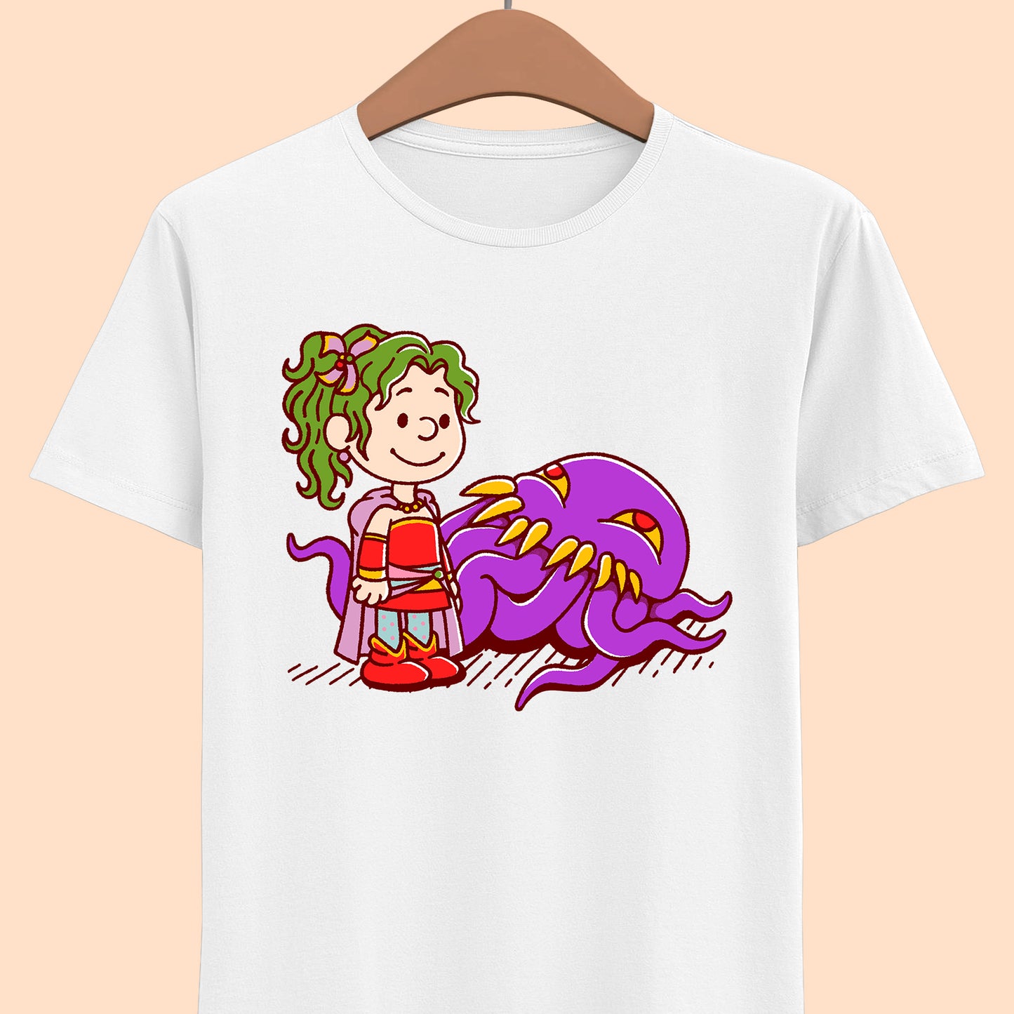 Gamer t-shirt design inspired by Terra Branford and Ultros boss from Final Fantasy VI (FFVI) rpg video game.
terra branford t-shirt, final fantasy vi terra t-shirt, final fantasy vi ultros t-shirt, final fantasy vi terra and ultros t-shirt, ffvi terra branford t-shirt, final fantasy vi funny gamer t-shirt, final fantasy vi peanuts mashup, ffvi terra & ultros funny t-shirt, final fantasy vi jrpg terra t-shirt, ffvi rpg video game merch, ffvi jrpg game t-shirt, final fantasy vi merch, ffvi merch