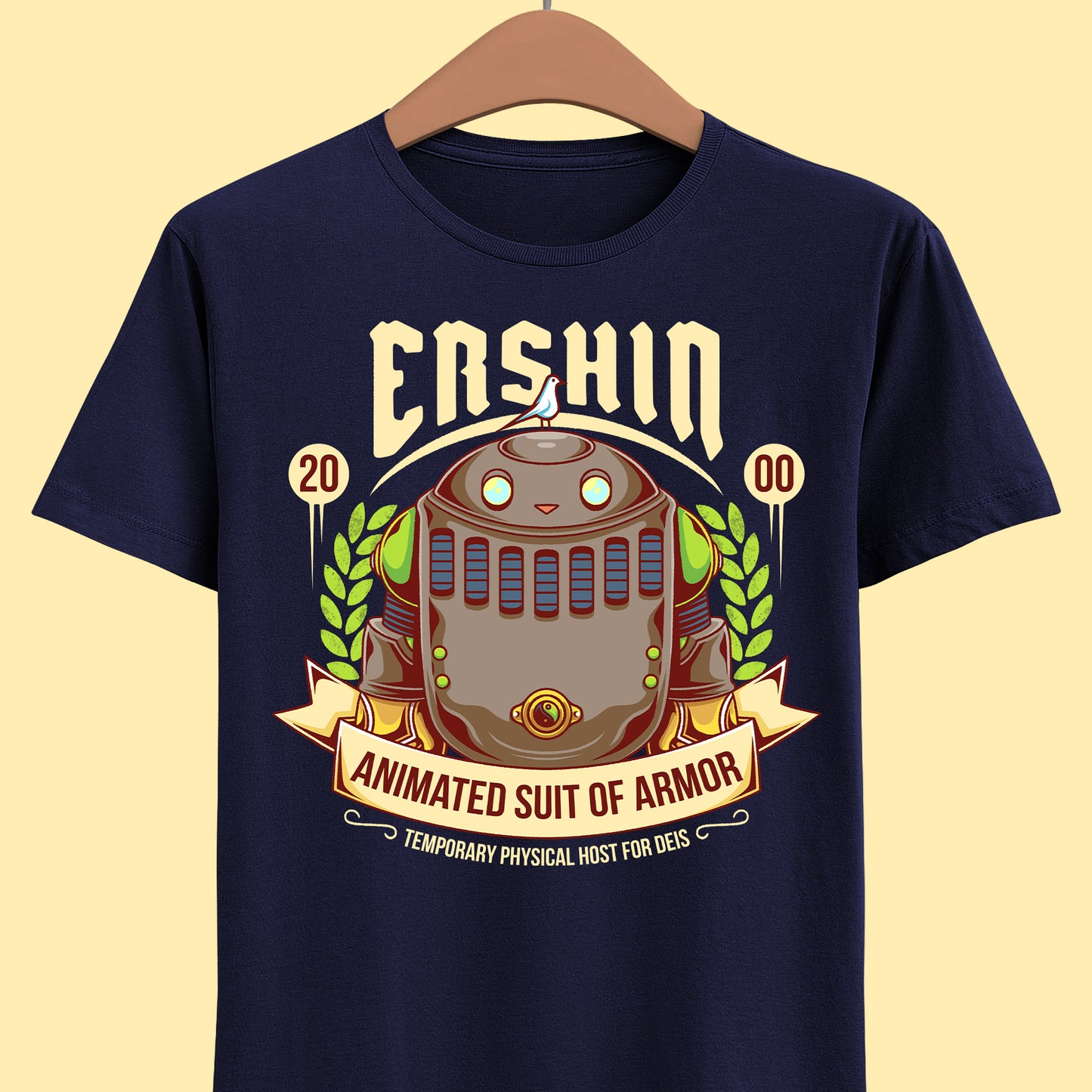Gamer t-shirt design inspired by Ershin from Breath of Fire IV (Breath of Fire 4 - BOF4) role-playing video game.
breath of fire, breath of fire iv, breath of fire ii, ershin, breath of fire series, breath of fire iii, role-playing game, video games, gaming, retrogaming, breath of fire iv t-shirt, breath of fire iv ershing t-shirt, breath of fire iv merch, breath of fire series merch, breath of fire iv ryu t-shirt, breath of fire iv nina t-shirt, breath of fire iii t-shirt, BOF4 t-shirt
