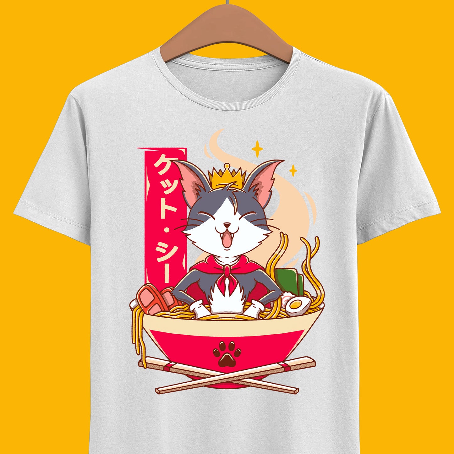 Gamer T-shirt design inspired by Cait Sith from Final fantasy video games saga inside of a ramen noodles bowl in japanese art style.
final fantasy vii cait sith t-shirt, final fantasy 7 cait sith t-shirt, final fantasy vii rebirth cait sith t-shirt, final fantasy vii rebirth t-shirt, final fantasy vii moogle rider t-shirt, ffvii t-shirt, ffvii cait sith video game t-shirt, video games noodle ramen t-shirt, final fantasy ramen t-shirt, final fantasy chocobo t-shirt, final fantasy tonberry t-shirt, cactuar
