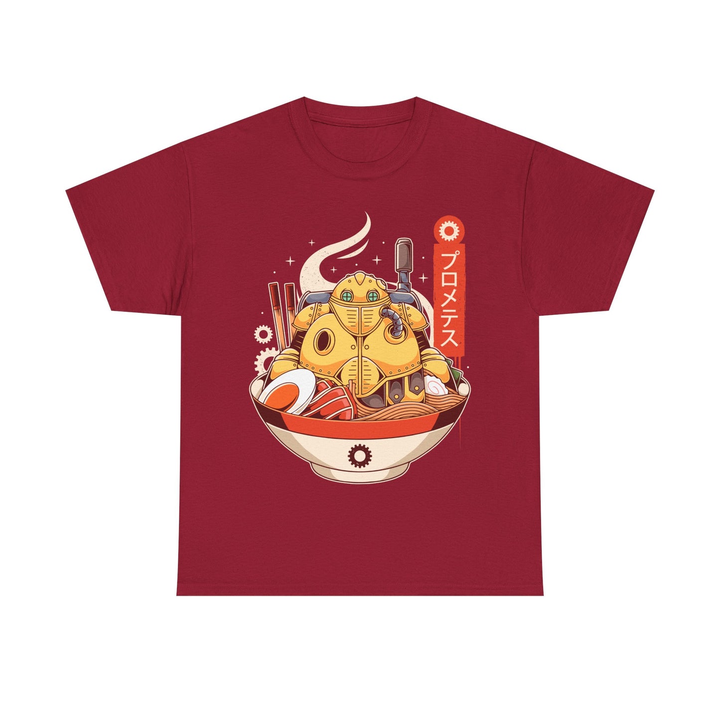 Gamer T-shirt inspired by Robo from Chrono Trigger video game inside a noodles ramen bowl in japanese art style.
chrono trigger, chrono trigger video game merch, chrono trigger merch, chrono trigger merchandising, chrono trigger robo t-shirt, chrono trigger robo ramen t-shirt, chrono trigger retrogaming tee, chrono trigger frog t-shirt, chrono trigger crono t-shirt, chrono trigger marle, chrono trigger lucca t-shirt, chrono cross t-shirt, dragon quest t-shirt, final fantasy shirt, chrono trigger robo tee