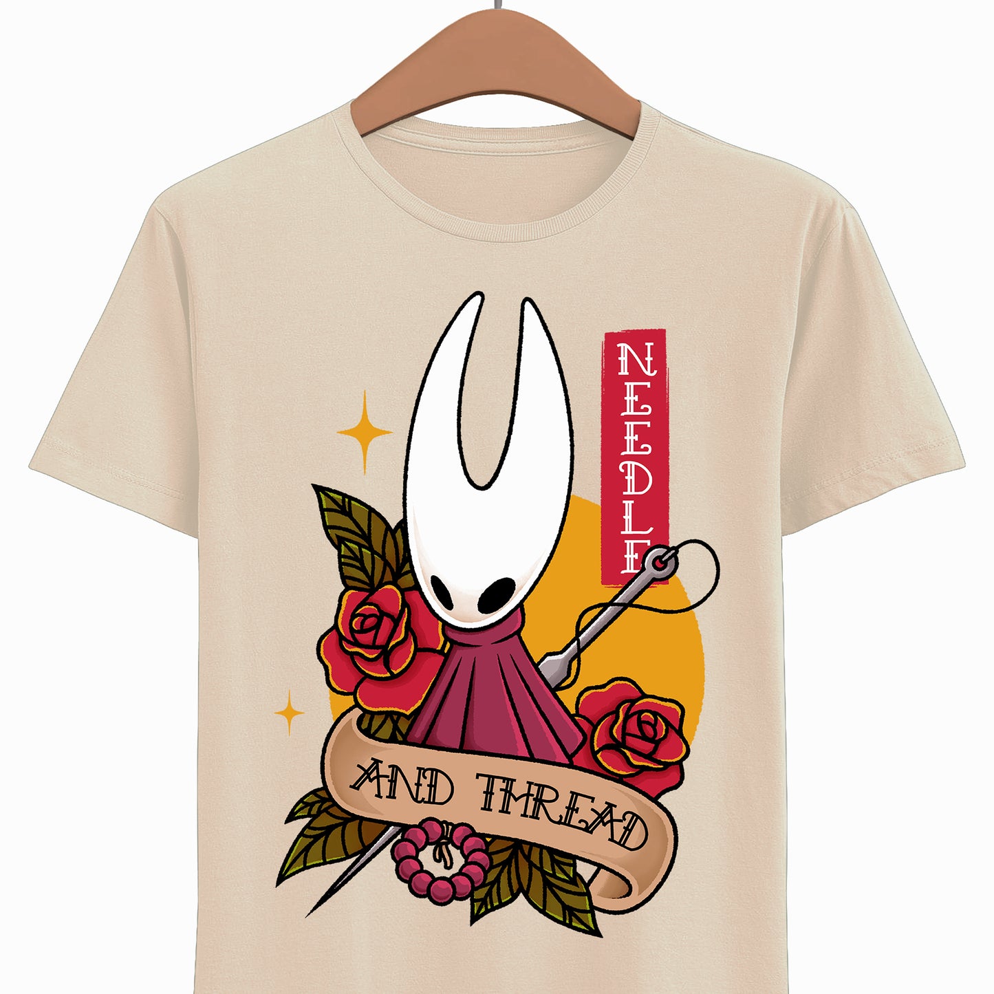 Gamer t-shirt inspired by Hornet from Hollow Knight Silksong metroidvania video game in tattoo art style.
hollow knight, hollow knight silksong, hollow knight silksong hornet t-shirt, hollow knight silksong merch, hollow knight silksong t-shirt, hollow knight silksong hornet tee, hollow knight hornet and lace t-shirt, hollow knight silksong indie game merch, hollow knight silksong hornet shirt, hollow knight tattoo art t-shirt, hollow knight silksong hornet tattoo t-shirt, hollow knight tattoo