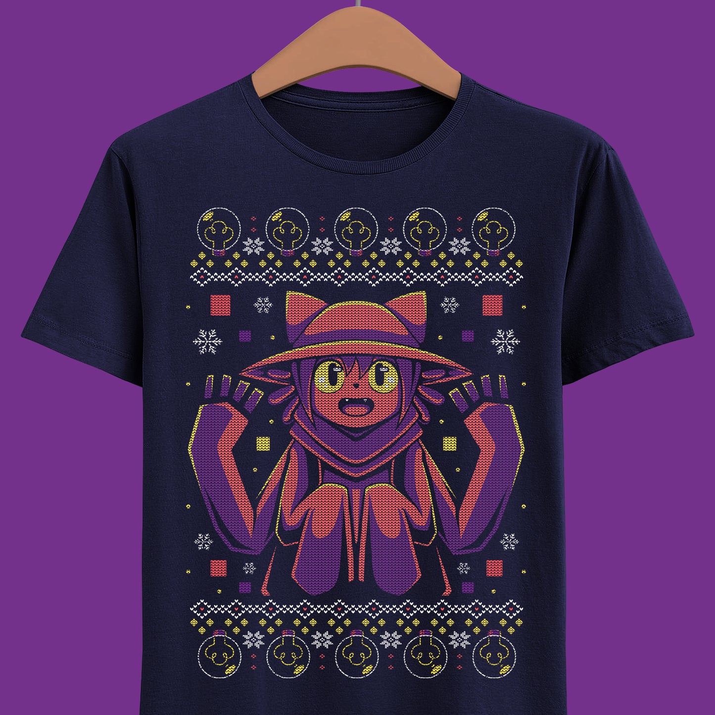Gamer t-shirt inspired in Niko from OneShot indie game in ugly christmas sweater art style.
niko oneshot t-shirt, oneshot niko t-shirt, oneshot indie game t-shirt, niko oneshot game christmas ugly sweater, oneshot game christmas shirt, niko oneshot indie game merch, oneshot video game merch, niko oneshot merch, gaming merch, indie game merch, gaming christmas shirt, gaming xmas sweater shirt, oneshot niko lightbulb shirt, oneshot indie game christmas merch, gamer christmas gift, gaming xmas