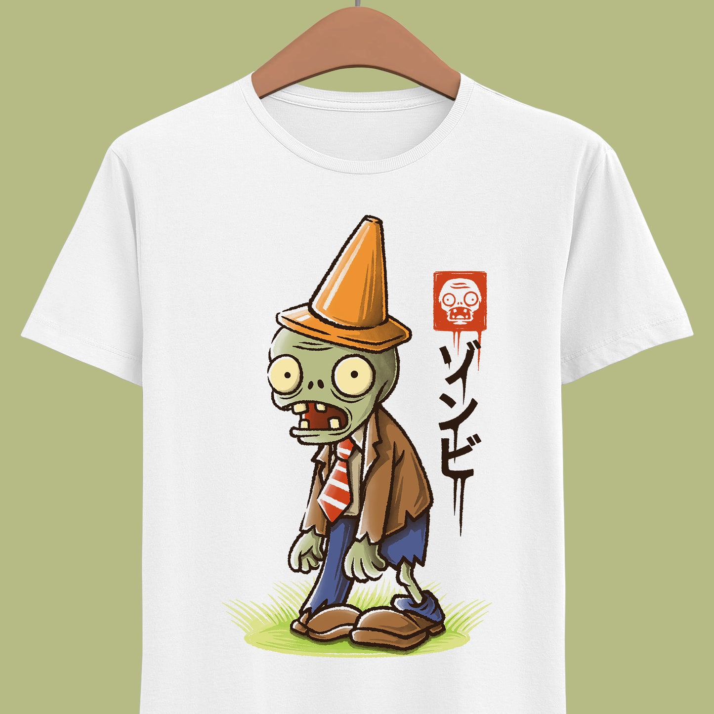 Gamer t-shirt inspired in conehead zombie from Plants vs Zombies - pvz video games.
pvz video game t-shirt, plants vs zombies gaming t-shirt, plants vs zombies garden warfare t-shirt, plants vs zombies 3 t-shirt, plants vs zombies battle for neighborville t-shirt, plants vs zombies replanted t-shirt, pvz garden warfare 2 t-shirt, gaming, gamer, video games, pvz video games merch, pvzgw2 t-shirt, pvz crazy dave t-shirt, plants vs zombies replanted merch, plants vs zombies conehead zombie t-shirt