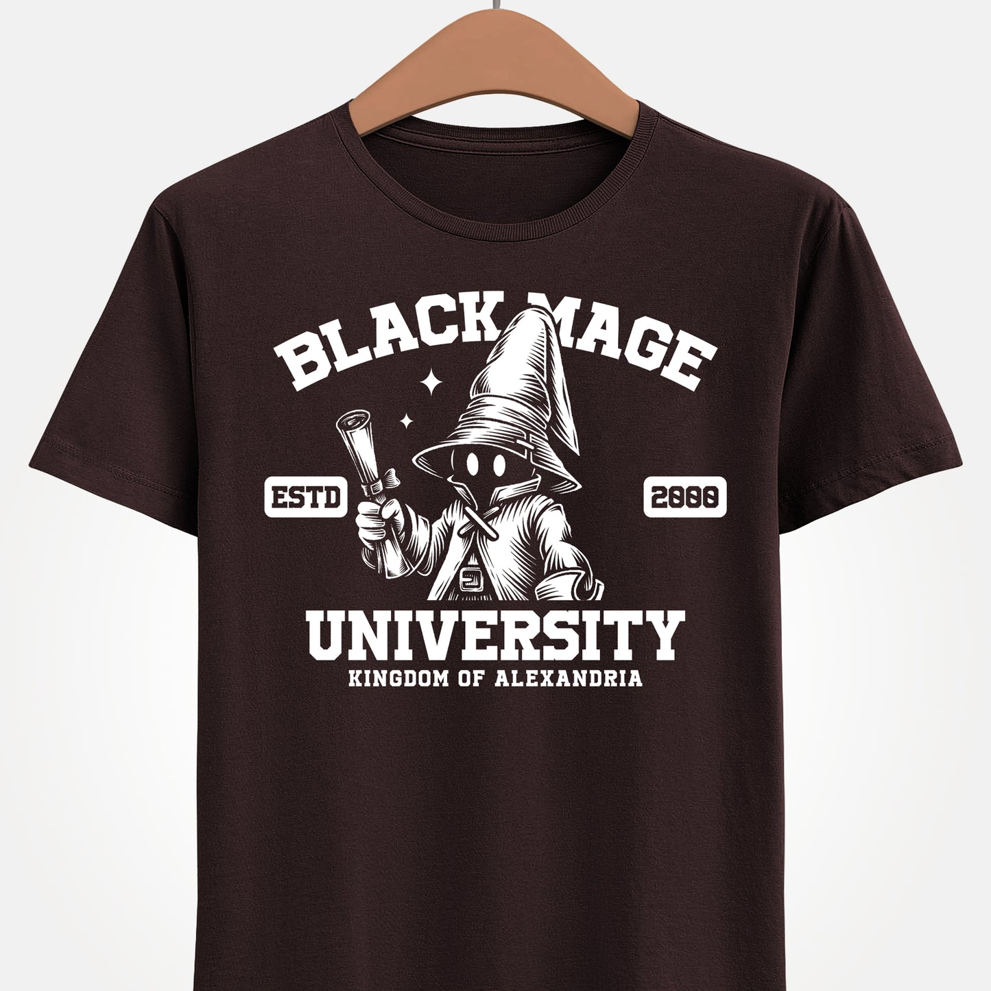 Gamer t-shirt design inspired by Vivi Ornitier black mage from Final Fantasy IX - FFIX.
final fantasy ix vivi ornitier t-shirt, final fantasy ix merch, final fantasy ix black mage t-shirt, final fantasy 9 vivi ornitier t-shirt, final fantasy 9 black mage t-shirt, ffix vivi ornitier t-shirt, ffix black mage university t-shirt, final fantasy university t-shirt, final fantasy back to school t-shirt, final fantasy ix university merch, final fantasy academy t-shirt, final fantasy college t-shirt