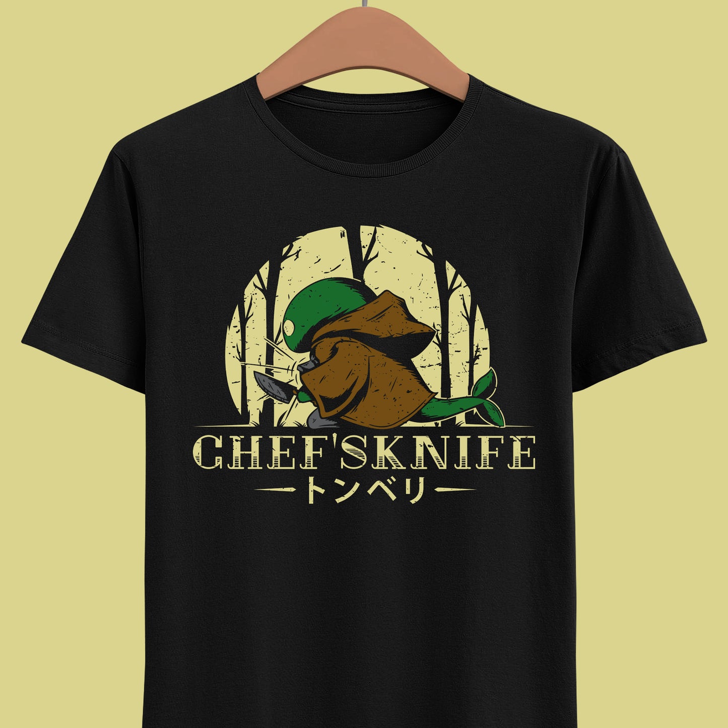 Gamer T-shirt inspired by Tonberry from Final Fantasy video games using Chef's Knife skill. Perfect shirt for Final Fantasy video games fans (Final Fantasy VII, Final Fantasy VII Rebirth, Final Final Fantasy XIV, FFXIV, FF14, FFVII, Final Fantasy VIII, Final Fantasy IX).
cloud strife t-shirt, aerith gainsborough t-shirt, final fantasy vii rebirth t-shirt, barret wallace t-shirt, red xiii, red xiii t-shirt, nanaki, nanaki t-shirt, final fantasy clothing, final fantasy apparel, final fantasy shirt