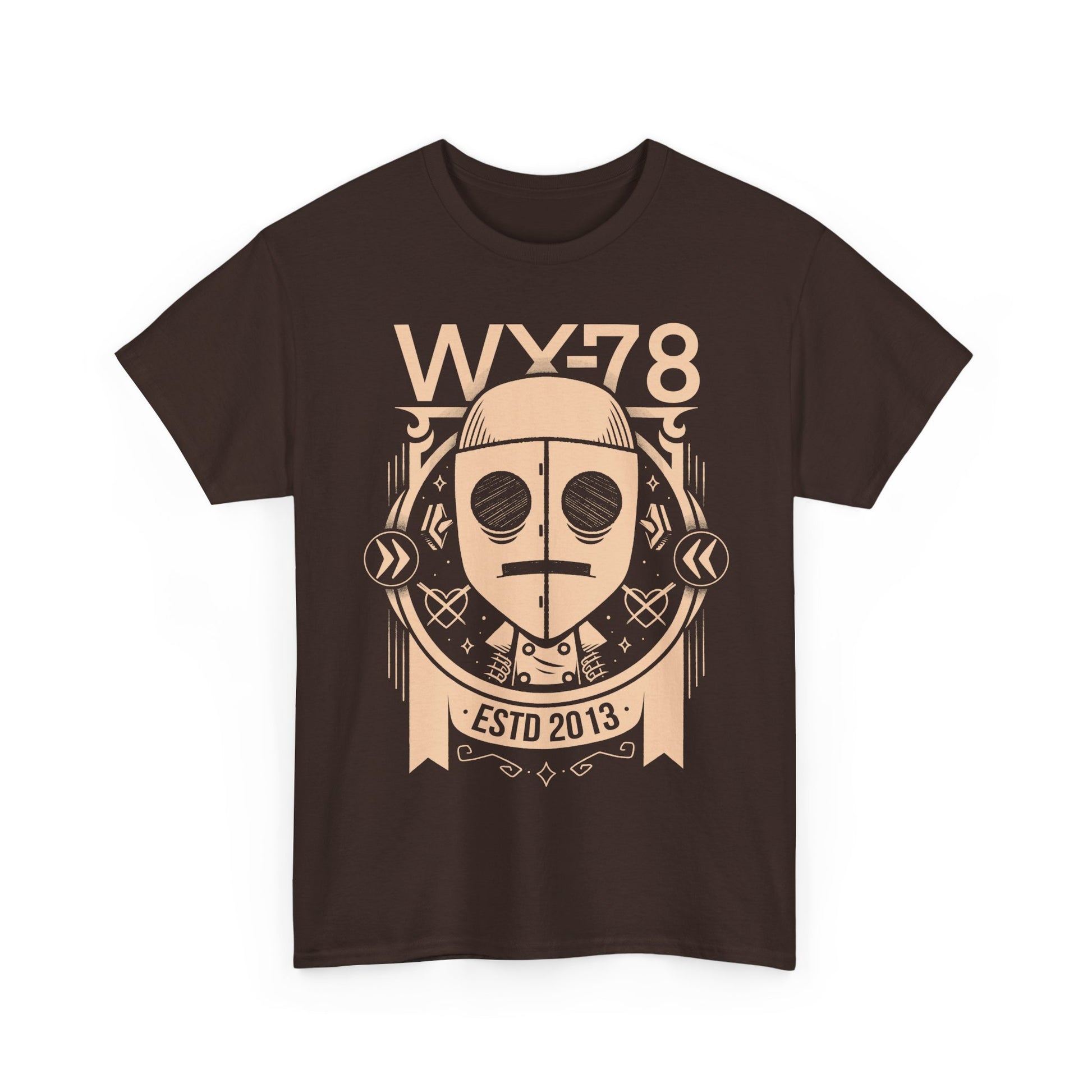 Gamer t-shirt inspired in WX-78 from Don't Starve and Don't Starve Together video game.
don't starve merch, don't starve, don't starve t-shirt, don't starve wx-78 t-shirt, don't starve wx78 gamer shirt, don't starve together wx-78 t-shirt, don't starve together merch, don't starve indie game wx78 t-shirt, don't starve wilson merch, don't starve wilson t-shirt, don't starve wilson shirt, don't starve survival indie game mech, don't starve survival indie game t-shirt, don't starve together wx-78