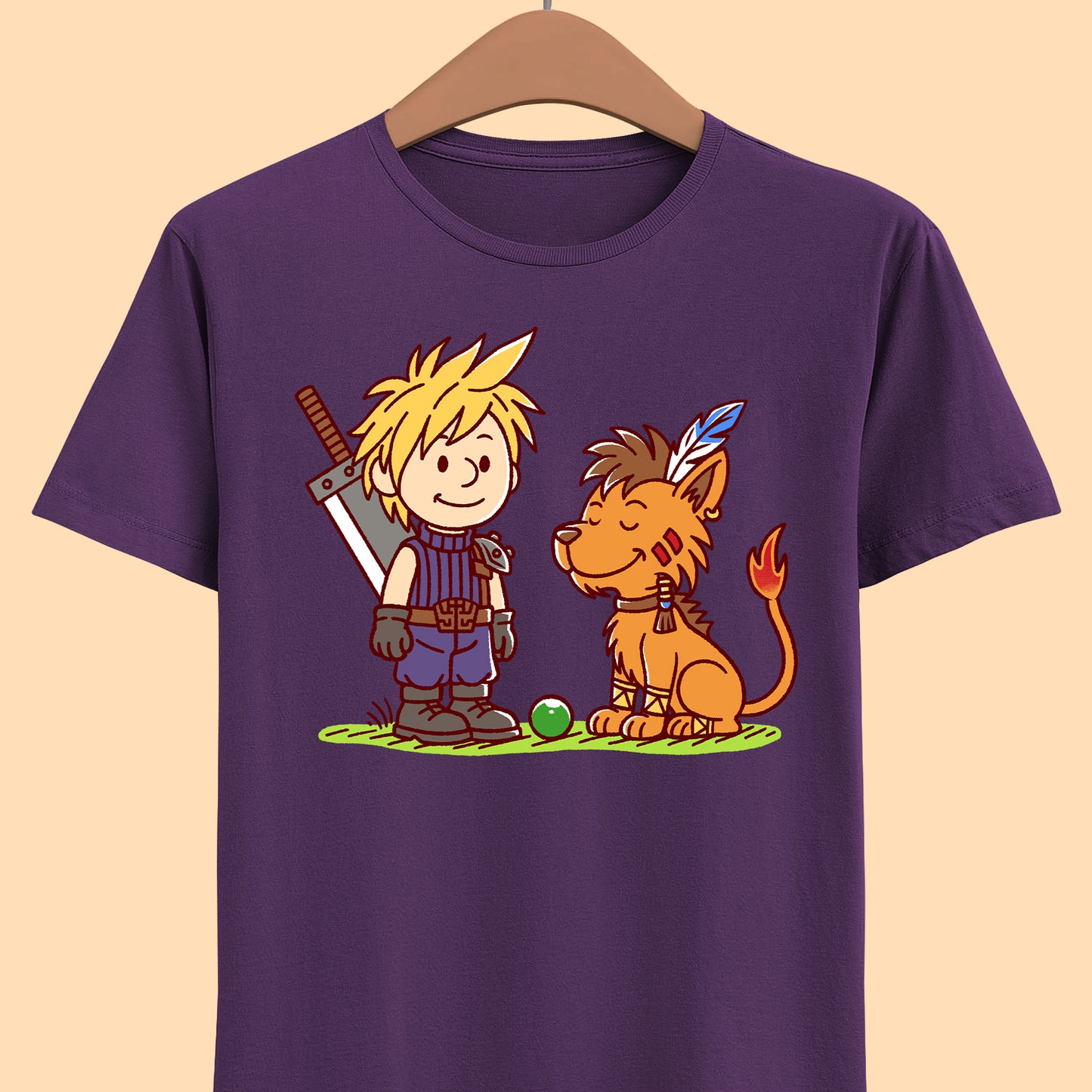 Gamer t-shirt design inspired by Cloud Strife & Red XIII (Nanaki) from Final Fantasy VII (FFVII - FF7) rpg video game.
final fantasy t-shirt, final fantasy vii cloud strife t-shirt, final fantasy 7 cloud red xiii t-shirt, ffvii cloud strife t-shirt, ffvii nanaki t-shirt, final fantasy vii red xiii t-shirt, final fantasy chocobo t-shirt , final fantasy vii tifa lockhart t-shirt, ffvii barret wallace t-shirt, final fantasy vii rebirth merch, final fantasy vii rebirth cloud t-shirt, ffvii merch