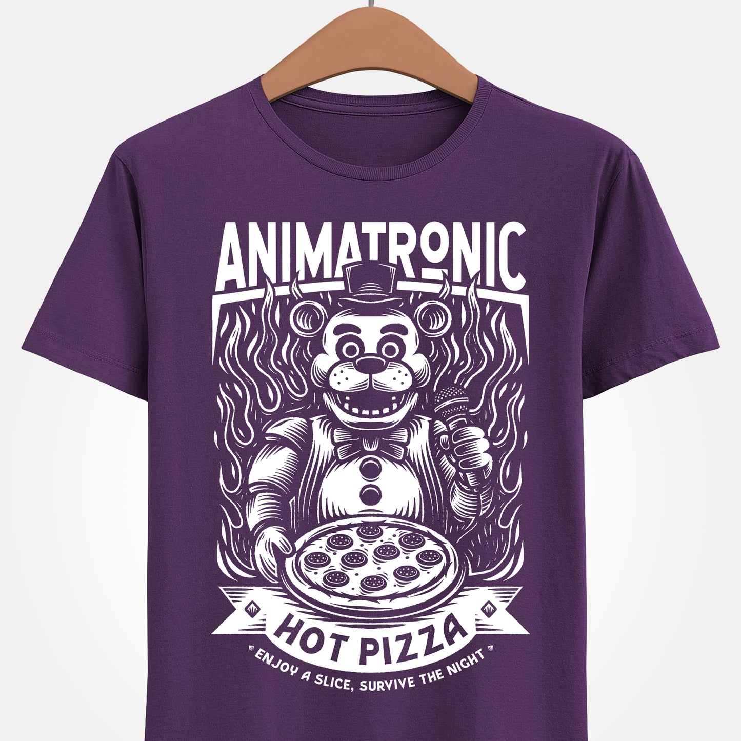 Gamer t-shirt design inspired by Freddy Fazbear from Five Nights At Freddy's video games. Perfect t-shirt for pizza & survival horror lovers.
five nights at freddy's t-shirt, five nights at freddy's freddy fazbear t-shirt, fnaf freddy fazbear t-shirt, fnaf freddy fazbear pizza tee, freddy fazbear pizza tee, fnaf survival horror video game shirt, gaming horror t-shirt, fnaf gamer survival horror t-shirt, 5naf gamer t-shirt, 5naf freddy fazbear t-shirt, five nights at freddy, fnaf, freddy fazbear