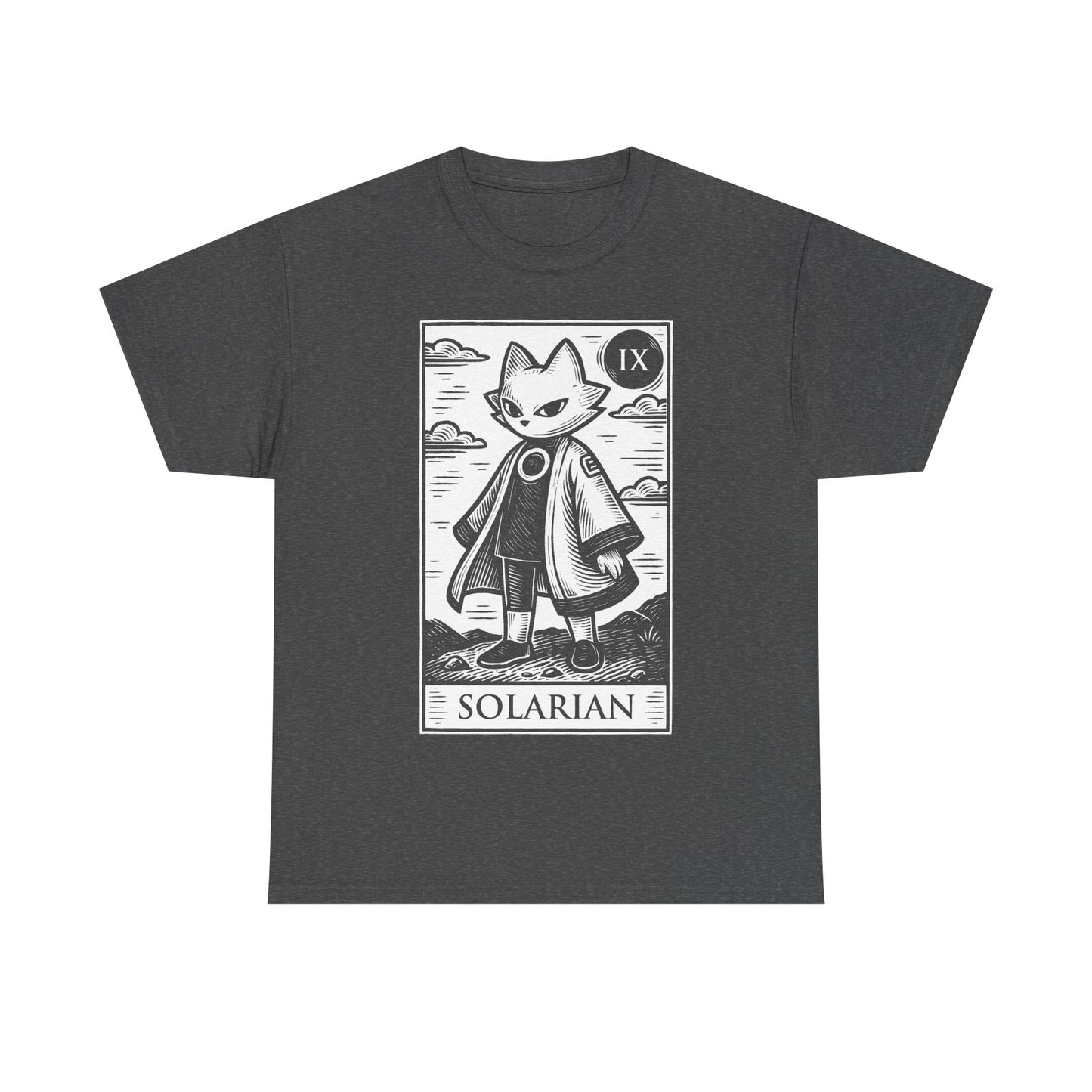 Gamer t-shirt inspired by Yi from Nine Sols indie video game in tarot card art style.
nine sols, 9 sols, nine sols t-shirt, nine sols yi t-shirt,yi, nine sols video game t-shirt, nine sols video game merch, nine sols yi solarian t-shirt, nine sols metroidvania video game t-shirt, solarian, yi tao alchemist nine sols tee, fangshi, gaming tarot card art t-shirt, nine sols metroidvania gamer t-shirt, indie game merch, nine sols metroidvania video game merchandising, video games merch, linocut art