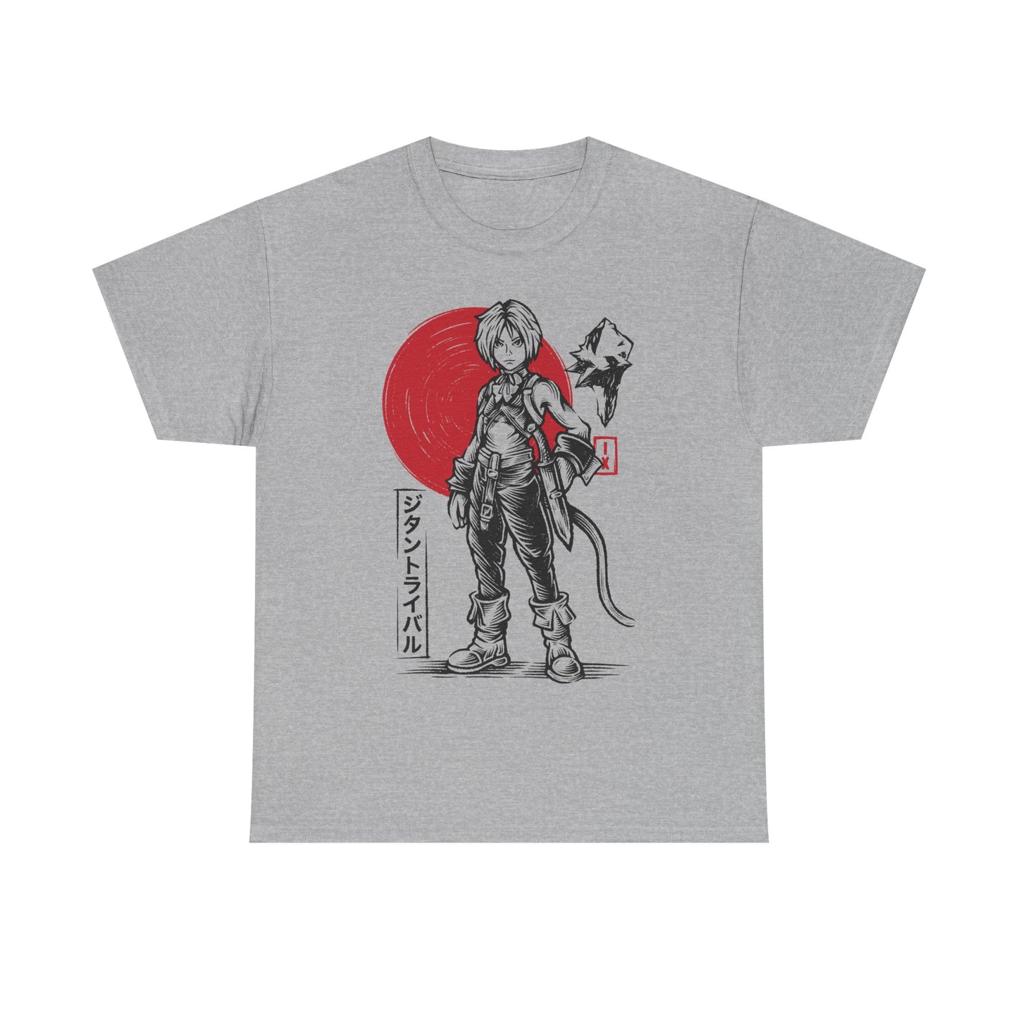 Gamer t-shirt inspired by Zidane Tribal - Yitan from Final Fantasy IX - FFIX rpg video game in Sumi-e japanese art style.
final fantasy ix vivi ornitier t-shirt, final fantasy ix zidane tribal sumi-e t-shirt, final fantasy 9 zidane tribal t-shirt, ffix zidane tribal t-shirt, ffix zidane tribal sumi-e t-shirt, final fantasy ix zidane tribal japanese art t-shirt, ffix video game merch, final fantasy ix remake t-shirt, final fantasy ix remake zidane tribal t-shirt, ffix remake merch, ff9 remake