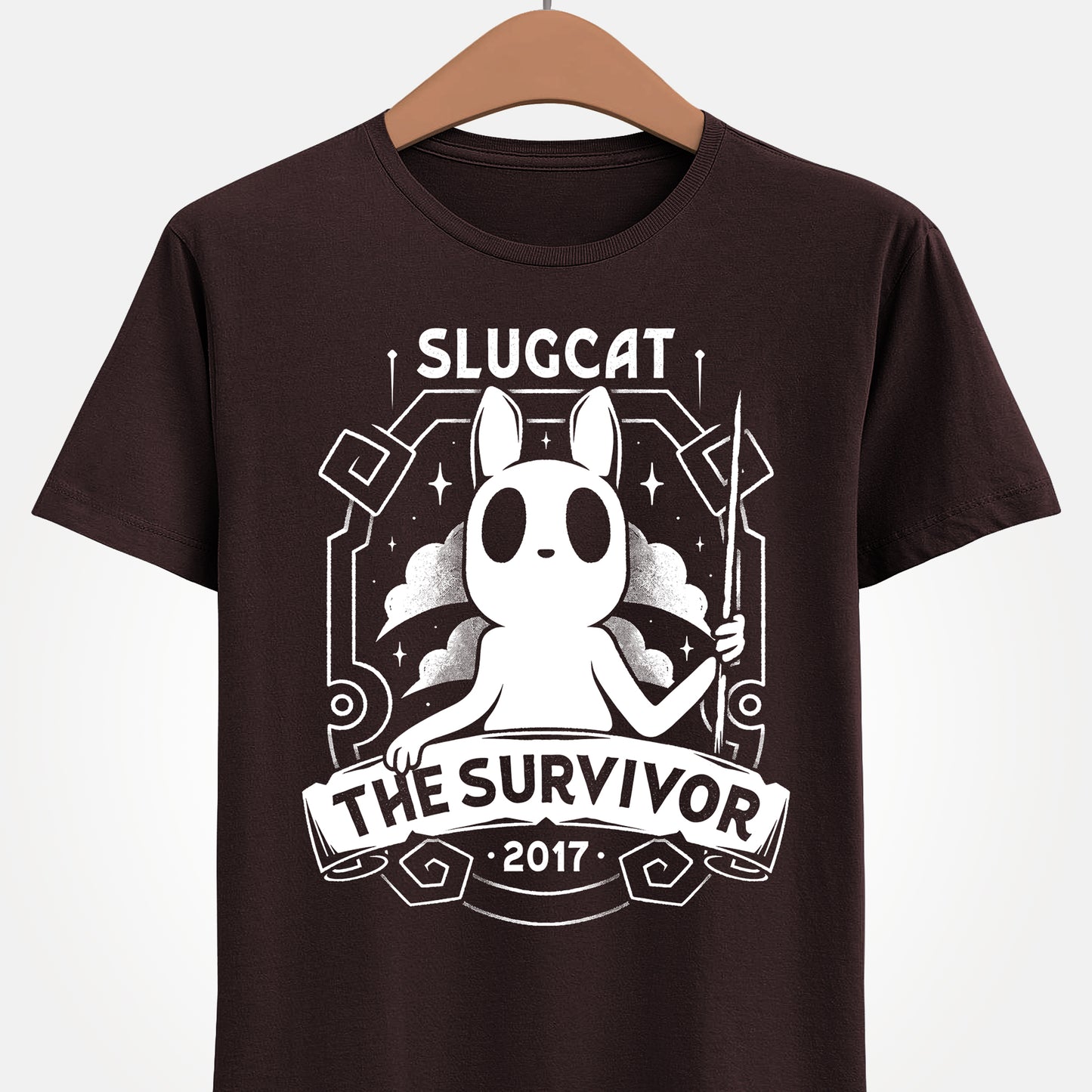 Gamer t-shirt design inspired by Slugcat Survivor from Rain World survival-exploration-platformer indie game.
rain world, cat, game, gamer, gaming, indie game,
moon, rainworld, video games t-shirt, slugcat t-shirt, video game, slug cat, iterator, slugcats t-shirt, rain world the watcher dlc, rain world downpour dlc, rain world downpour dlc merch, rain world downpour dlc t-shirt, rain world the watcher dlc merch, rain world the watcher dlc t-shirt, rainworld t-shirt, rainworld slugcat t-shirt