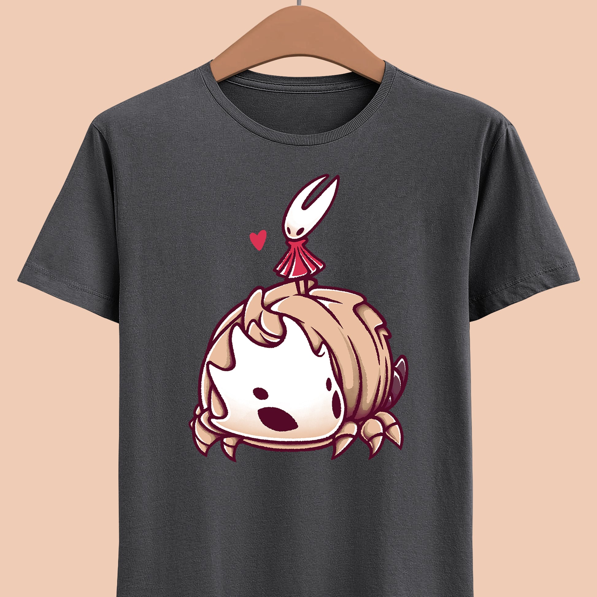Gamer t-shirt inspired by Hornet and Bell Beast characters from Hollow Knight Silksong metroidvania indie game in cute watercolor art style.
hollow knight, hollow knight silksong, hollow knight silksong hornet t-shirt, hollow knight silksong merch, hollow knight silksong t-shirt, hollow knight silksong hornet tee, hollow knight hornet and lace t-shirt, hollow knight silksong merch, hollow knight silksong hornet shirt, hollow knight silksong bell beast t-shirt, hollow knight silksong bell beast