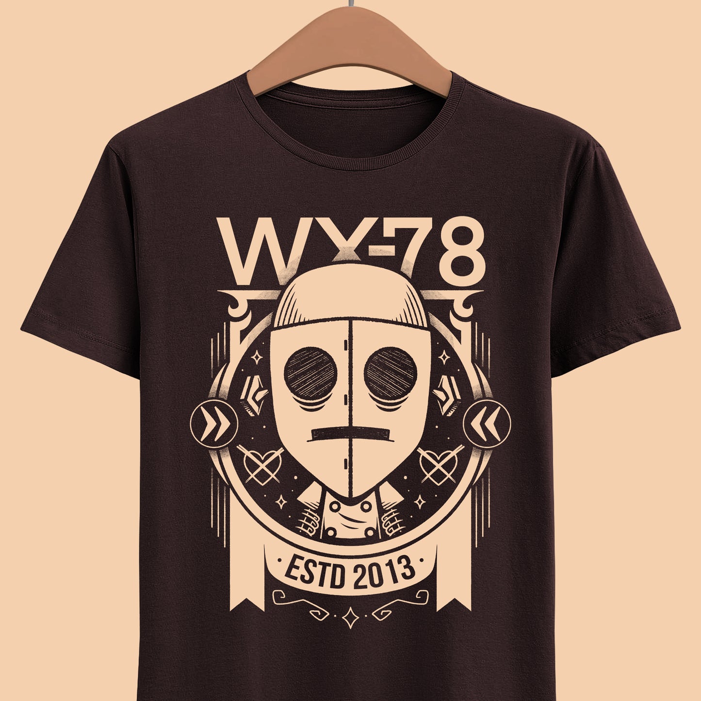 Gamer t-shirt inspired in WX-78 from Don't Starve and Don't Starve Together video game.
don't starve merch, don't starve, don't starve t-shirt, don't starve wx-78 t-shirt, don't starve wx78 gamer shirt, don't starve together wx-78 t-shirt, don't starve together merch, don't starve indie game wx78 t-shirt, don't starve wilson merch, don't starve wilson t-shirt, don't starve wilson shirt, don't starve survival indie game mech, don't starve survival indie game t-shirt, don't starve together wx-78