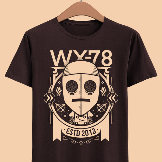 Gamer t-shirt inspired in WX-78 from Don't Starve and Don't Starve Together video game.
don't starve merch, don't starve, don't starve t-shirt, don't starve wx-78 t-shirt, don't starve wx78 gamer shirt, don't starve together wx-78 t-shirt, don't starve together merch, don't starve indie game wx78 t-shirt, don't starve wilson merch, don't starve wilson t-shirt, don't starve wilson shirt, don't starve survival indie game mech, don't starve survival indie game t-shirt, don't starve together wx-78