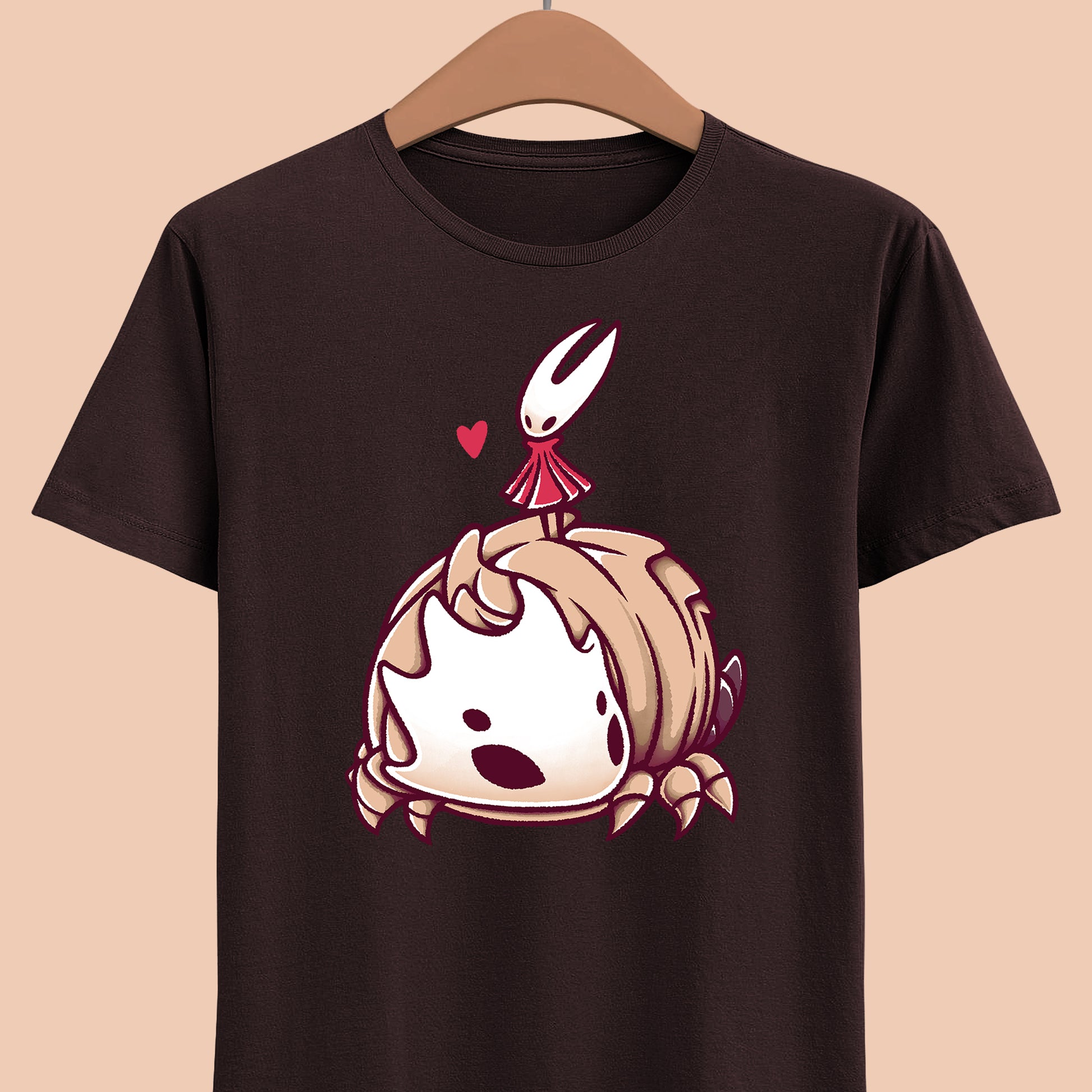 Gamer t-shirt inspired by Hornet and Bell Beast characters from Hollow Knight Silksong metroidvania indie game in cute watercolor art style.
hollow knight, hollow knight silksong, hollow knight silksong hornet t-shirt, hollow knight silksong merch, hollow knight silksong t-shirt, hollow knight silksong hornet tee, hollow knight hornet and lace t-shirt, hollow knight silksong merch, hollow knight silksong hornet shirt, hollow knight silksong bell beast t-shirt, hollow knight silksong bell beast