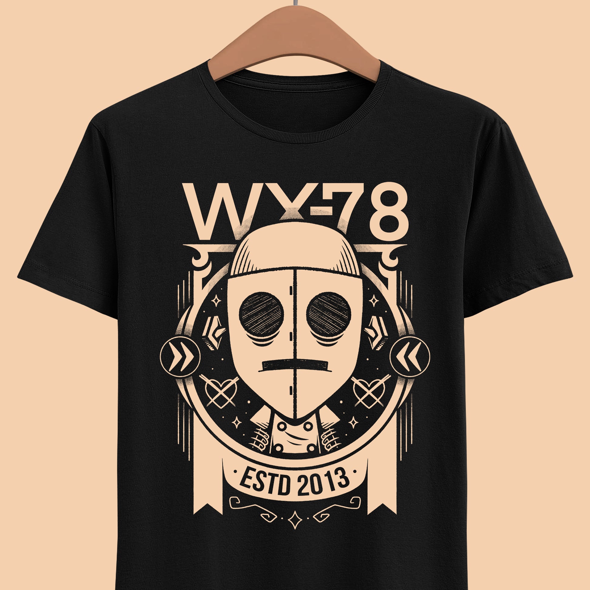 Gamer t-shirt inspired in WX-78 from Don't Starve and Don't Starve Together video game.
don't starve merch, don't starve, don't starve t-shirt, don't starve wx-78 t-shirt, don't starve wx78 gamer shirt, don't starve together wx-78 t-shirt, don't starve together merch, don't starve indie game wx78 t-shirt, don't starve wilson merch, don't starve wilson t-shirt, don't starve wilson shirt, don't starve survival indie game mech, don't starve survival indie game t-shirt, don't starve together wx-78
