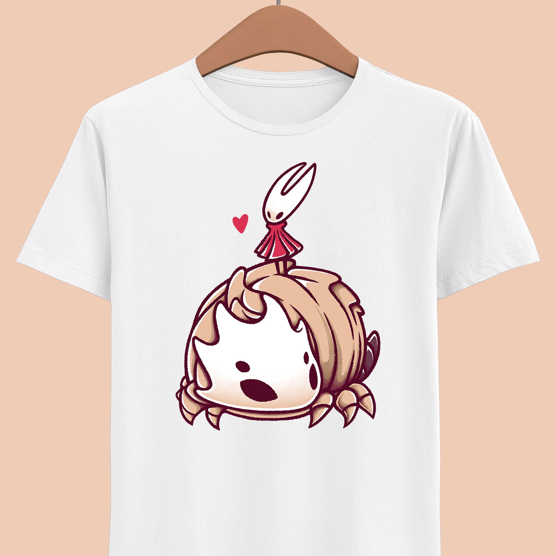 Gamer t-shirt inspired by Hornet and Bell Beast characters from Hollow Knight Silksong metroidvania indie game in cute watercolor art style.
hollow knight, hollow knight silksong, hollow knight silksong hornet t-shirt, hollow knight silksong merch, hollow knight silksong t-shirt, hollow knight silksong hornet tee, hollow knight hornet and lace t-shirt, hollow knight silksong merch, hollow knight silksong hornet shirt, hollow knight silksong bell beast t-shirt, hollow knight silksong bell beast