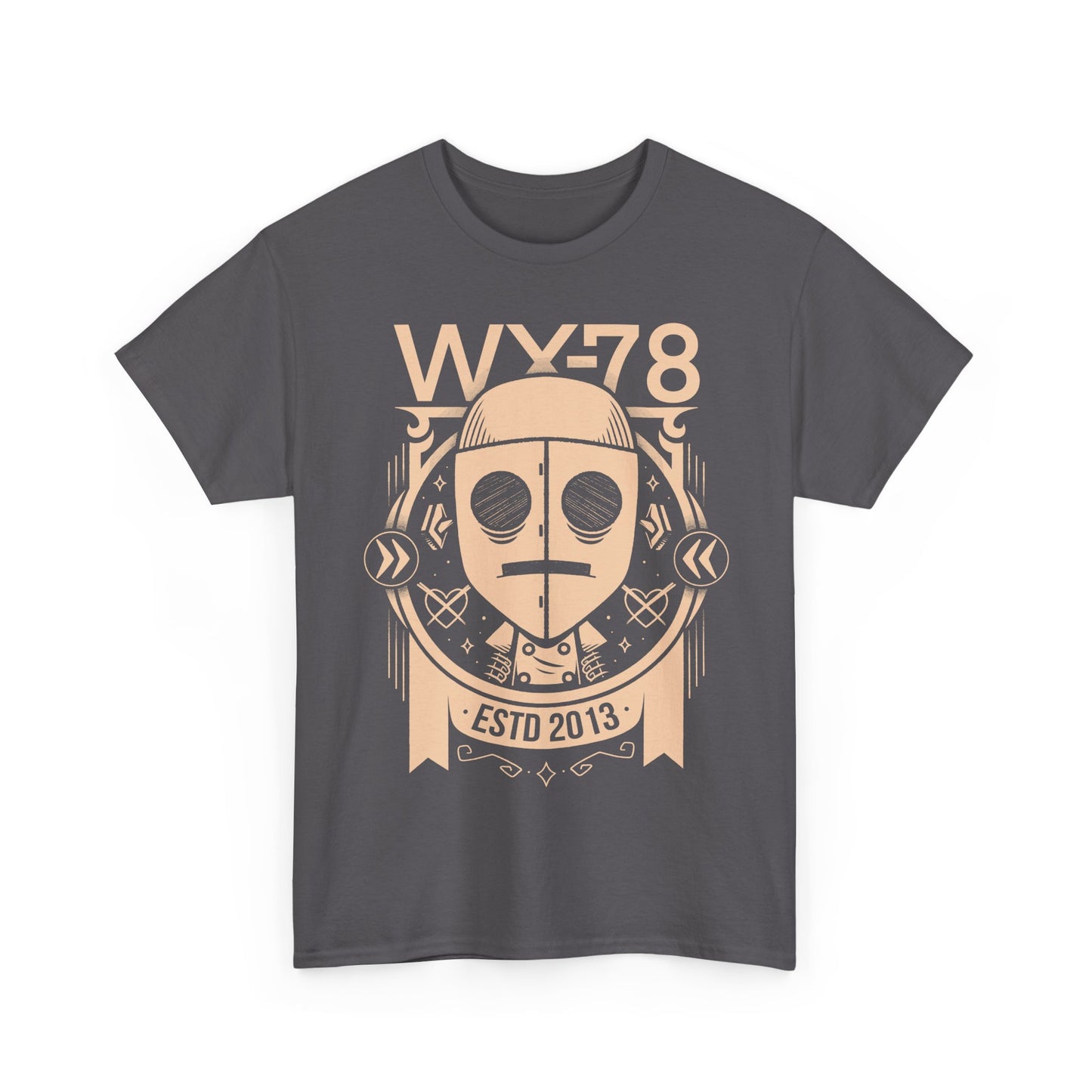 Gamer t-shirt inspired in WX-78 from Don't Starve and Don't Starve Together video game.
don't starve merch, don't starve, don't starve t-shirt, don't starve wx-78 t-shirt, don't starve wx78 gamer shirt, don't starve together wx-78 t-shirt, don't starve together merch, don't starve indie game wx78 t-shirt, don't starve wilson merch, don't starve wilson t-shirt, don't starve wilson shirt, don't starve survival indie game mech, don't starve survival indie game t-shirt, don't starve together wx-78