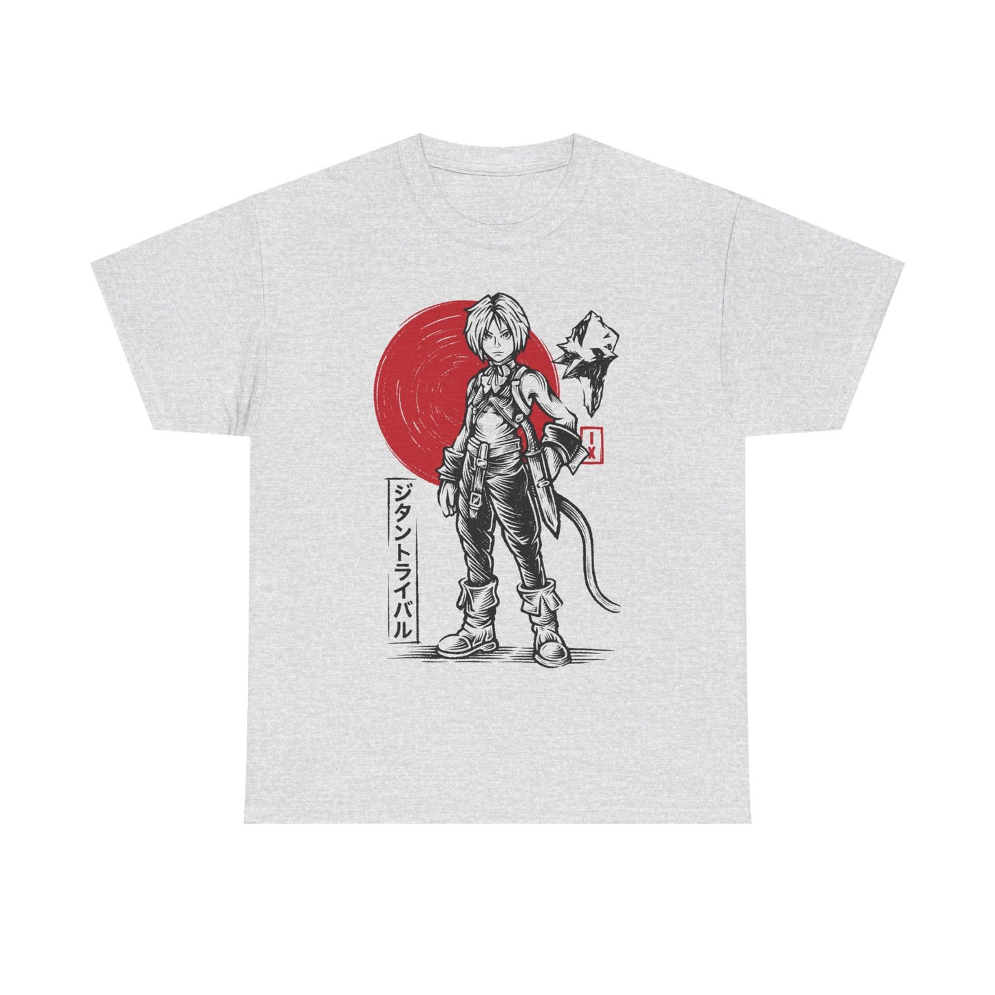 Gamer t-shirt inspired by Zidane Tribal - Yitan from Final Fantasy IX - FFIX rpg video game in Sumi-e japanese art style.
final fantasy ix vivi ornitier t-shirt, final fantasy ix zidane tribal sumi-e t-shirt, final fantasy 9 zidane tribal t-shirt, ffix zidane tribal t-shirt, ffix zidane tribal sumi-e t-shirt, final fantasy ix zidane tribal japanese art t-shirt, ffix video game merch, final fantasy ix remake t-shirt, final fantasy ix remake zidane tribal t-shirt, ffix remake merch, ff9 remake