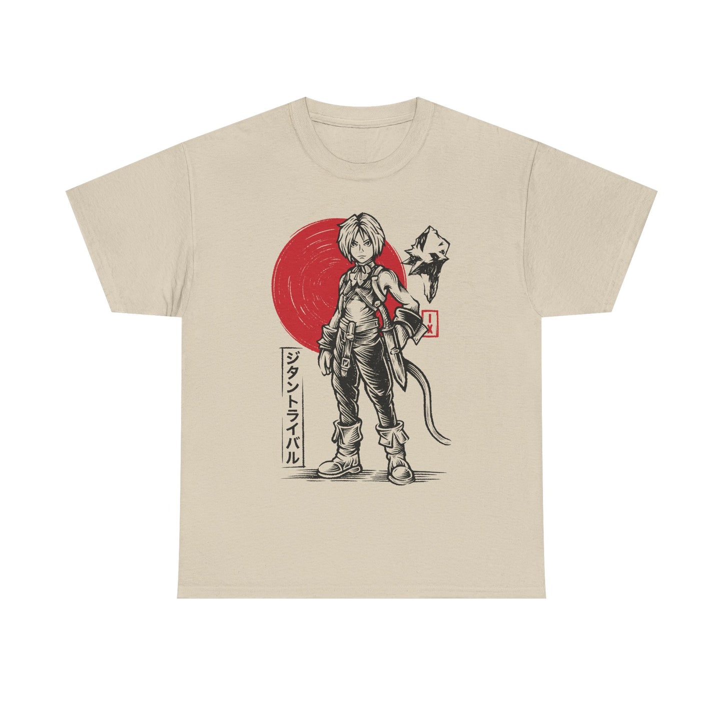 Gamer t-shirt inspired by Zidane Tribal - Yitan from Final Fantasy IX - FFIX rpg video game in Sumi-e japanese art style.
final fantasy ix vivi ornitier t-shirt, final fantasy ix zidane tribal sumi-e t-shirt, final fantasy 9 zidane tribal t-shirt, ffix zidane tribal t-shirt, ffix zidane tribal sumi-e t-shirt, final fantasy ix zidane tribal japanese art t-shirt, ffix video game merch, final fantasy ix remake t-shirt, final fantasy ix remake zidane tribal t-shirt, ffix remake merch, ff9 remake