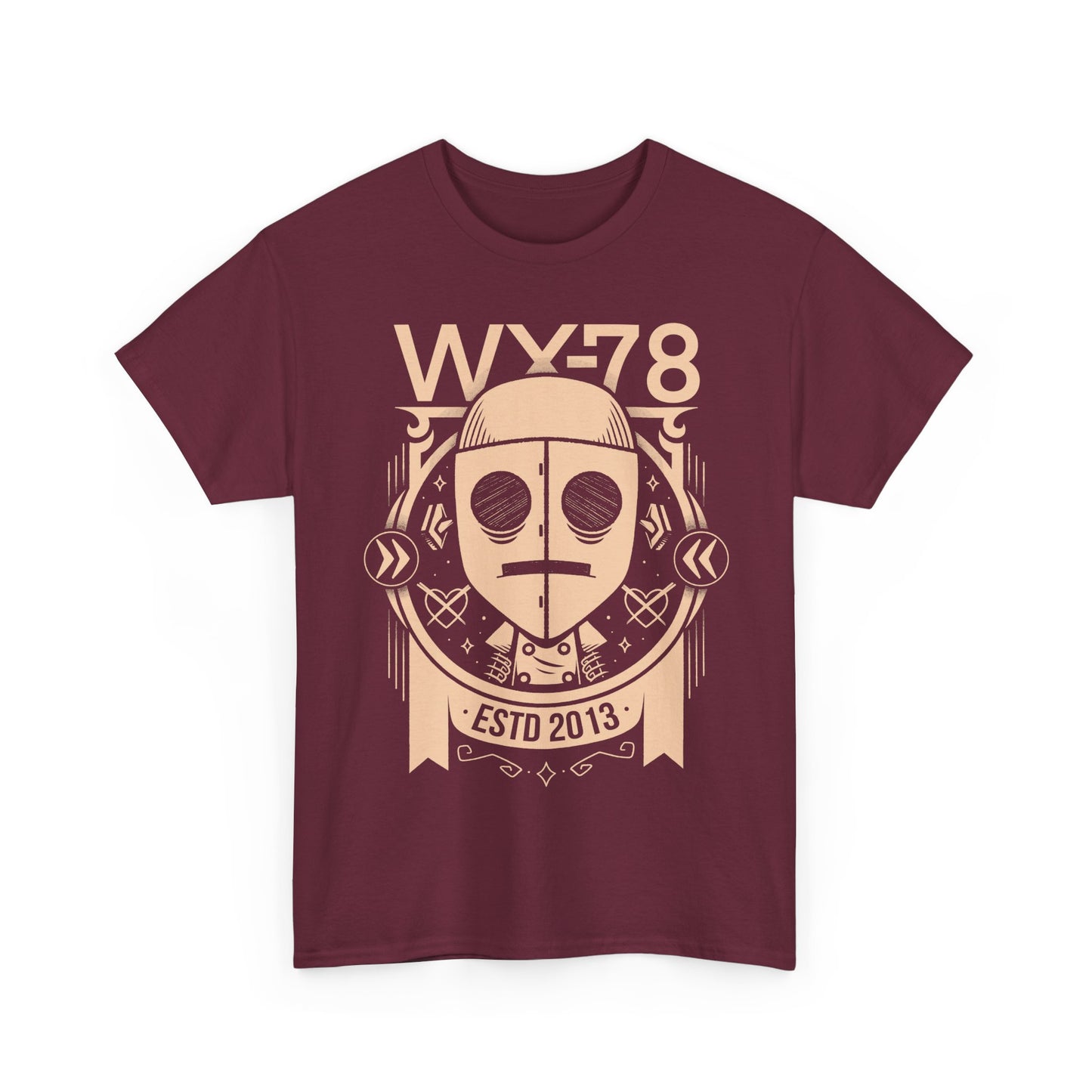 Gamer t-shirt inspired in WX-78 from Don't Starve and Don't Starve Together video game.
don't starve merch, don't starve, don't starve t-shirt, don't starve wx-78 t-shirt, don't starve wx78 gamer shirt, don't starve together wx-78 t-shirt, don't starve together merch, don't starve indie game wx78 t-shirt, don't starve wilson merch, don't starve wilson t-shirt, don't starve wilson shirt, don't starve survival indie game mech, don't starve survival indie game t-shirt, don't starve together wx-78