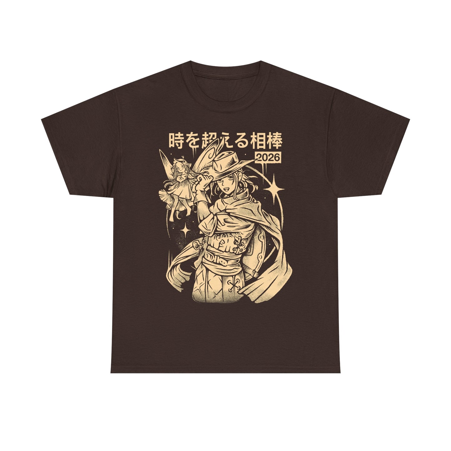 Elliot and Faie t-shirt inspired by The Adventures of Elliot: The Millennium Tales featuring the hero and fairy companion from the fantasy JRPG adventure.
