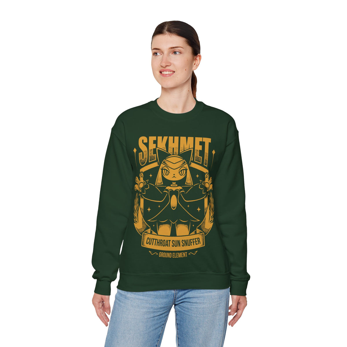Palworld Sekhmet Ground Pal #140 Unisex Crewneck Sweatshirt