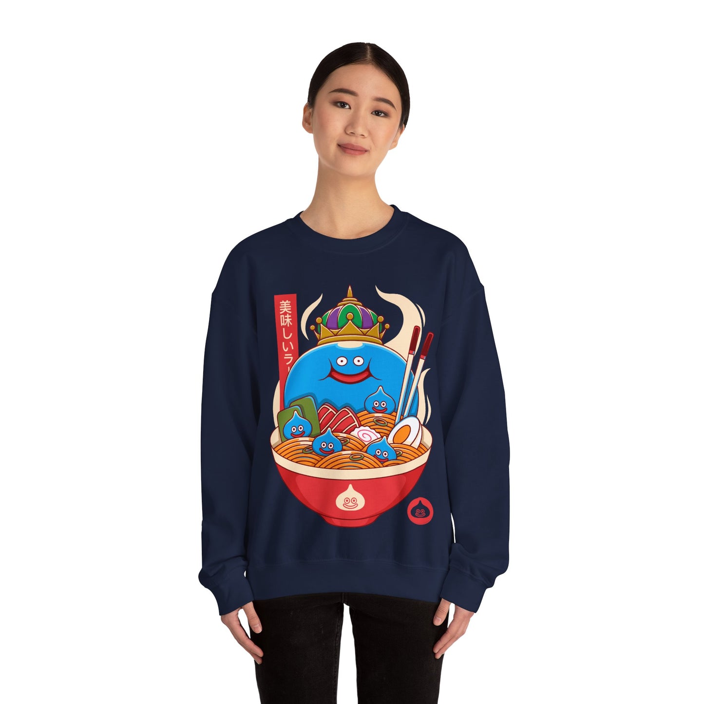 King Slime Ramen Dragon Quest Rpg Games Unisex Crewneck Sweatshirt