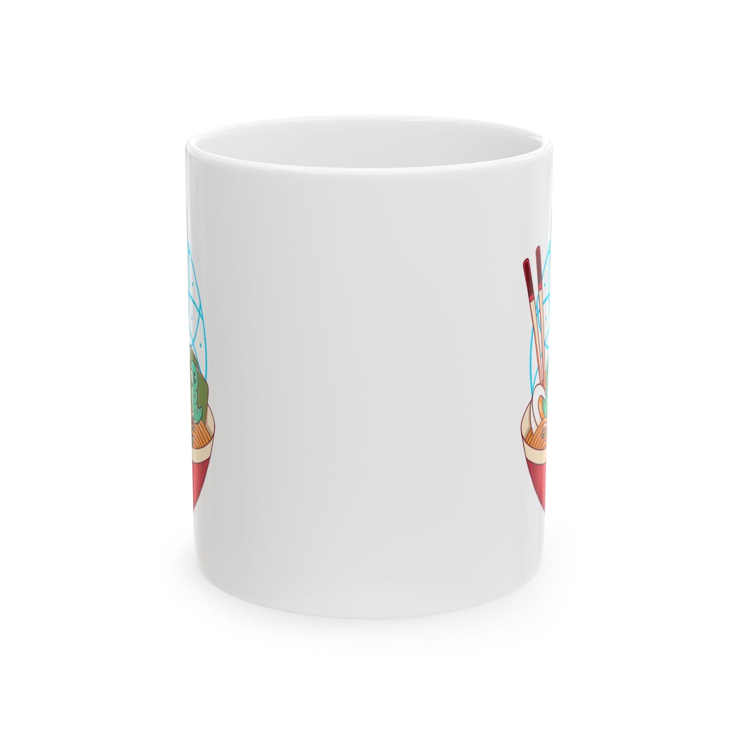 The Knight & Grubs Ramen - Hollow Knight Ceramic Mug, 11oz, 15oz