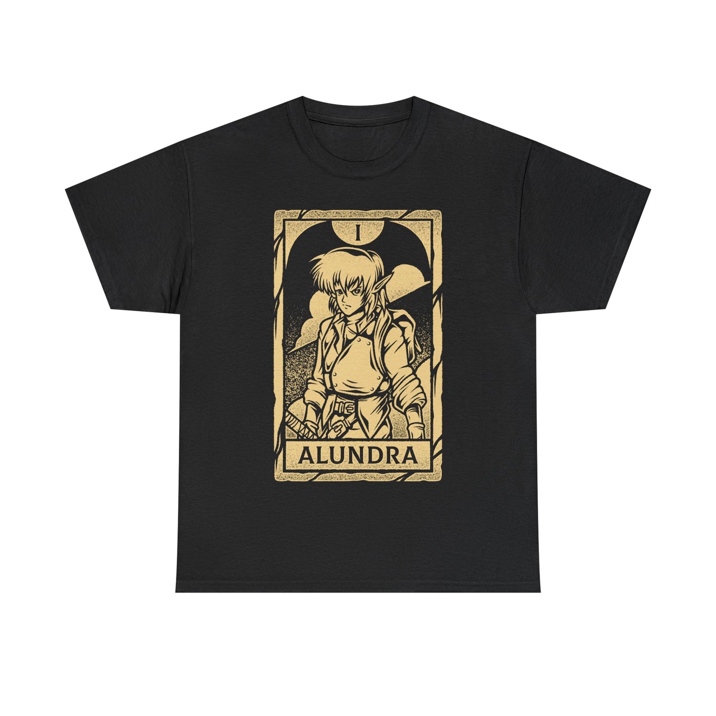 Alundra video game t-shirt inspired by the classic PlayStation action RPG. Retro gaming apparel featuring an original fan art design based on the world of Alundra, perfect for fans of dungeon crawler games, classic RPGs, and nostalgic 90s video game aesthetics. alundra video game merch, alundra action rpg video game merch, alundra the dreamwalker t-shirt, alundra ps1 video game t-shirt, alundra retrogaming tee, alundra classic ps1 video game merch, alundra 2 merch, alundra 2 t-shirt, ps1 games