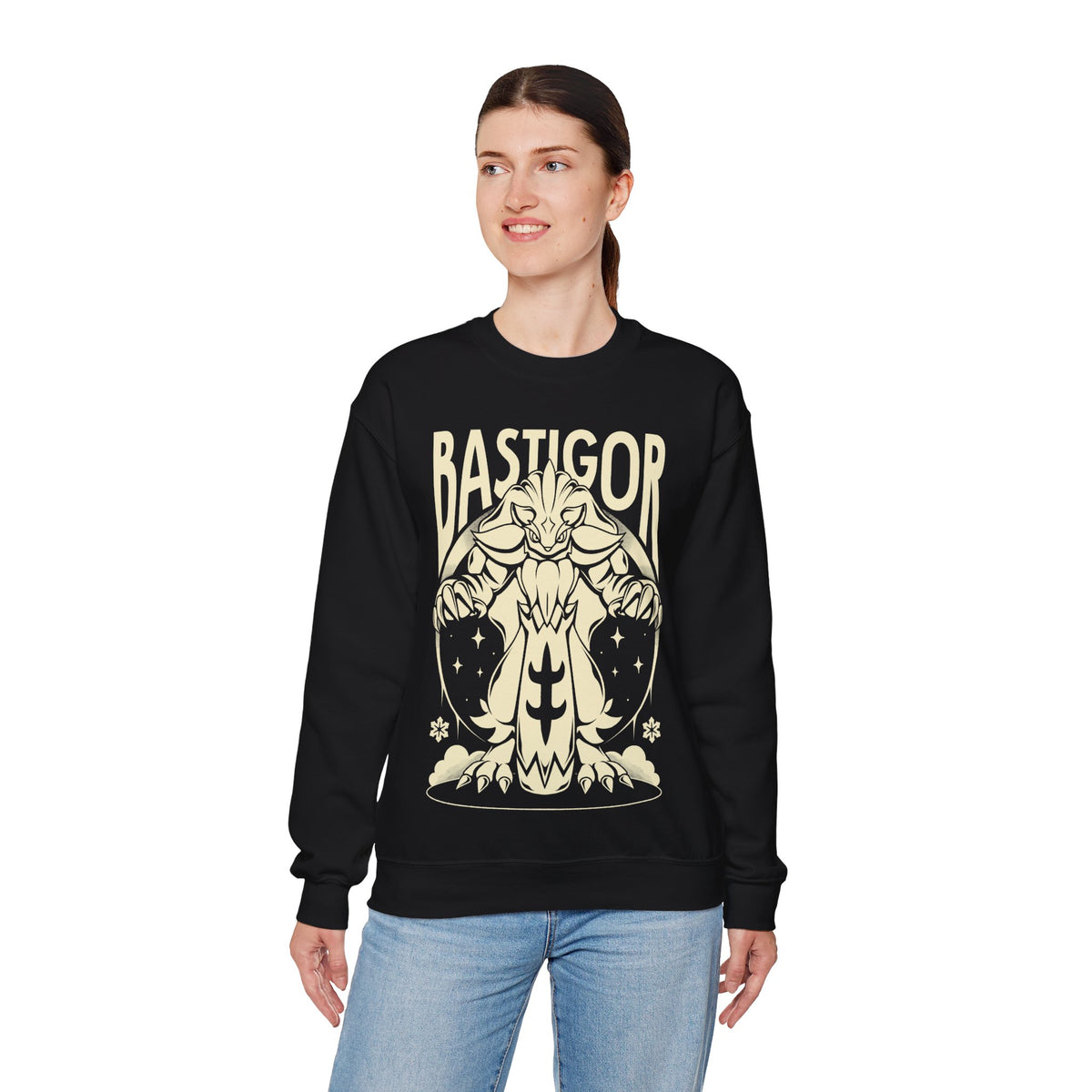 Palworld Bastigor King of Frostfang Ice Pal Unisex Crewneck Sweatshirt