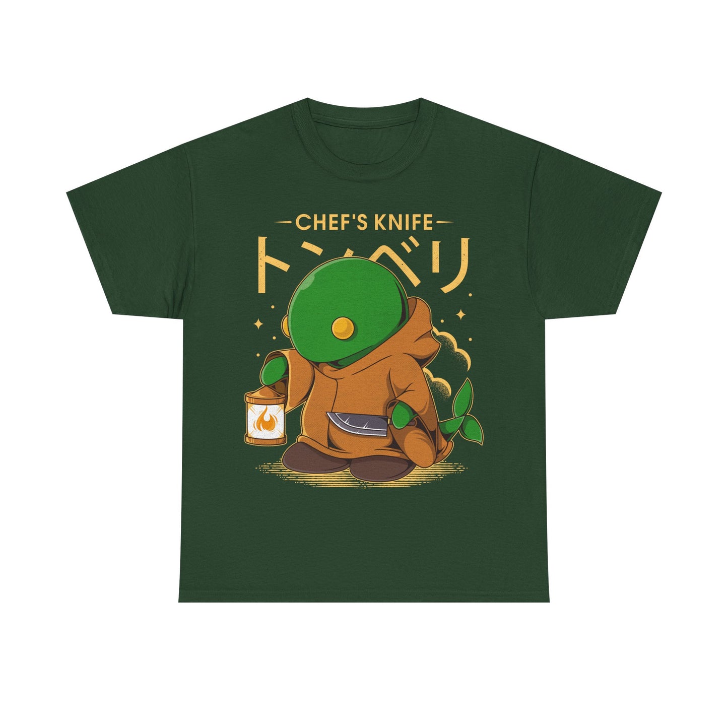 Gamer T-shirt inspired by Tonberry from Final Fantasy video games using Chef's Knife skill. Perfect shirt for Final Fantasy video games fans (Final Fantasy VII, Final Fantasy VII Rebirth, Final Final Fantasy XIV, FFXIV, FF14, FFVII, Final Fantasy VIII, Final Fantasy IX).

cloud strife t-shirt, aerith gainsborough t-shirt, final fantasy vii rebirth t-shirt, barret wallace t-shirt, red xiii, red xiii t-shirt, nanaki, nanaki t-shirt, final fantasy clothing, final fantasy tonberry t-shirt, final fantasy shirt