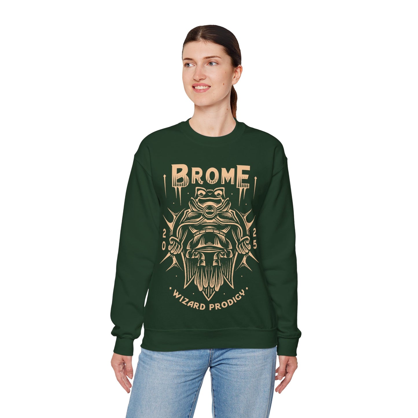 Brome Wizard Prodigy Absolum Roguelite Video Game Unisex Crewneck Sweatshirt