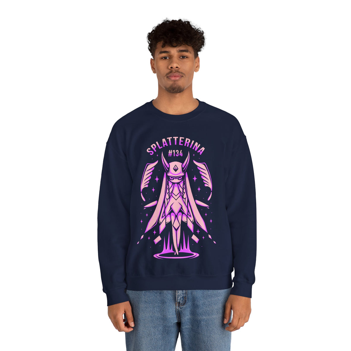 Palworld Splatterina Crimson Butcher Dark Pal Unisex Crewneck Sweatshirt