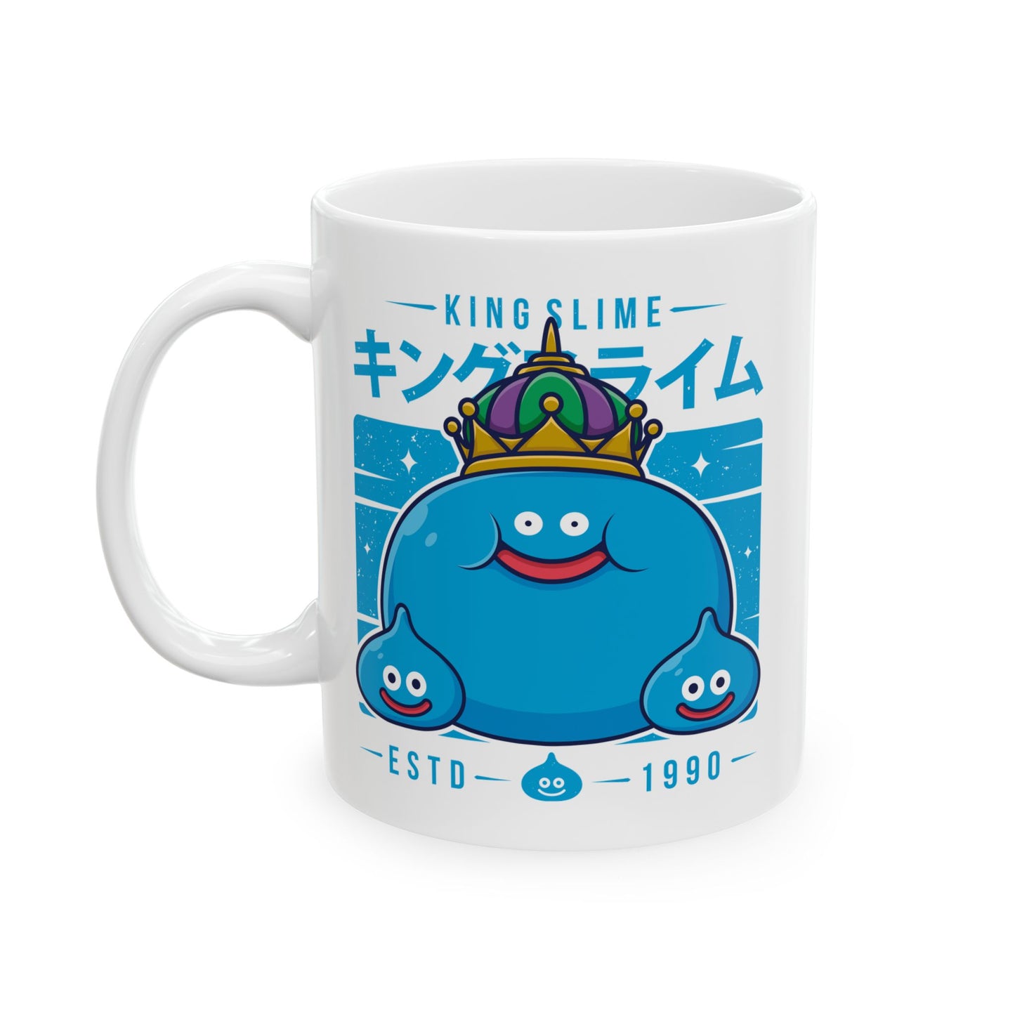 King Slime & Slimes Dragon Quest Video Games Ceramic Mug, 11oz, 15oz