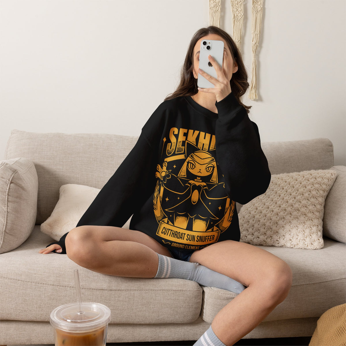 Palworld Sekhmet Ground Pal #140 Unisex Crewneck Sweatshirt
