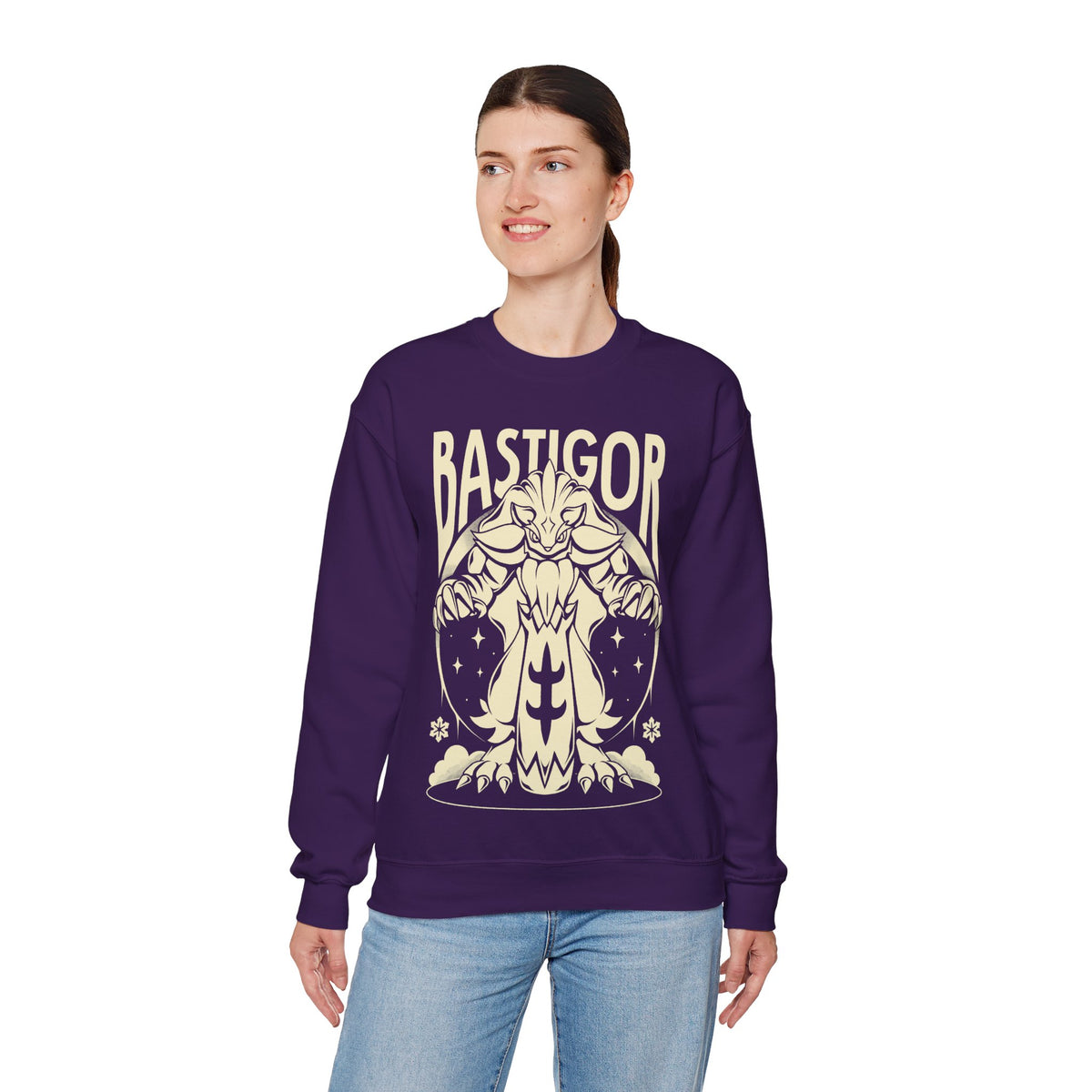 Palworld Bastigor King of Frostfang Ice Pal Unisex Crewneck Sweatshirt